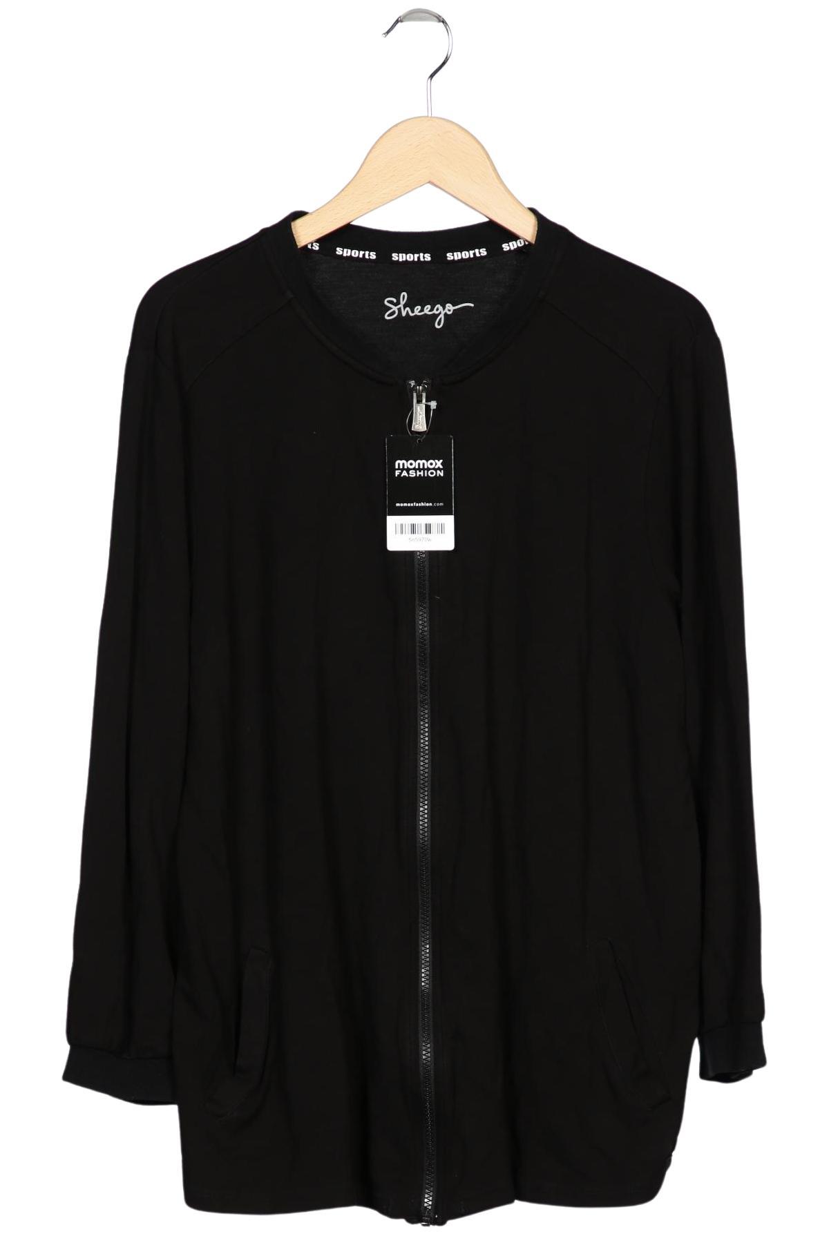 

sheego Damen Sweatshirt, schwarz, Gr. 44