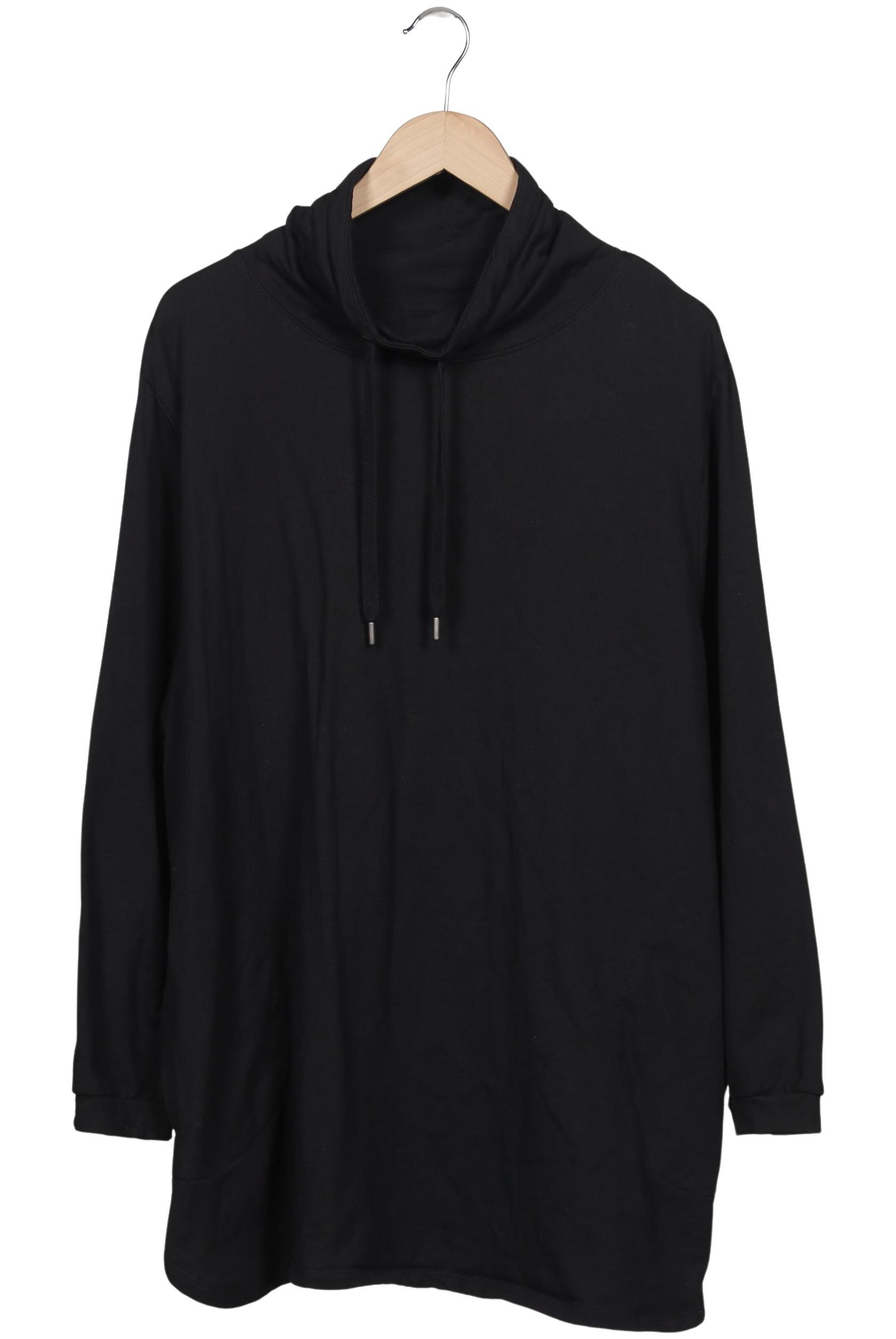 

sheego Damen Sweatshirt, schwarz, Gr. 52