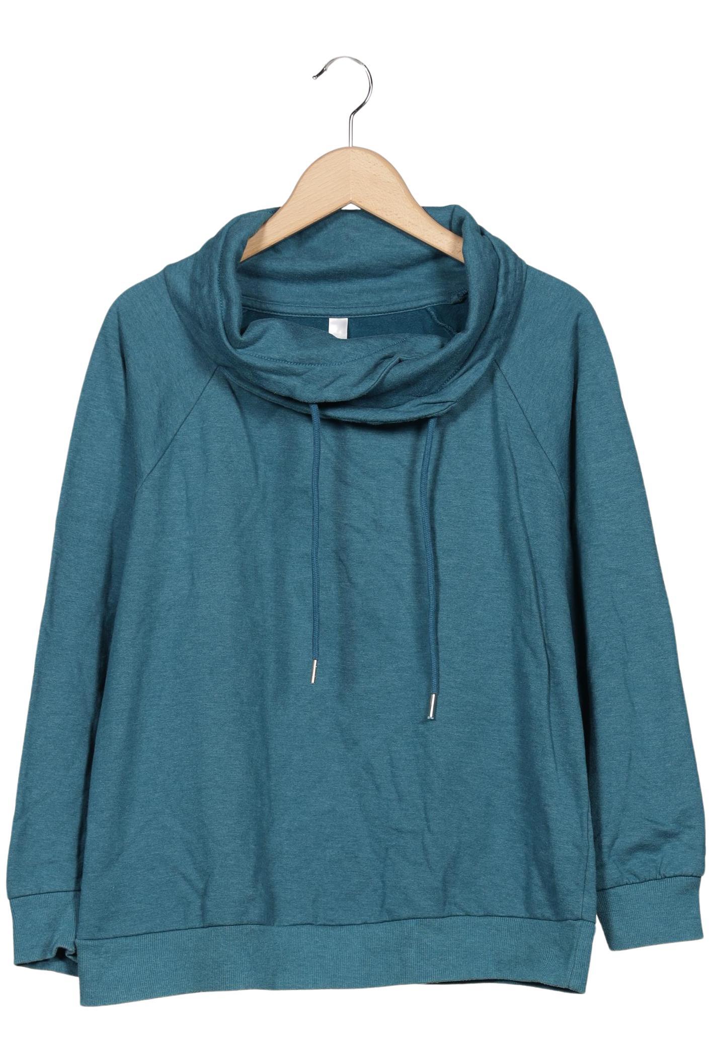 

sheego Damen Sweatshirt, türkis, Gr. 40