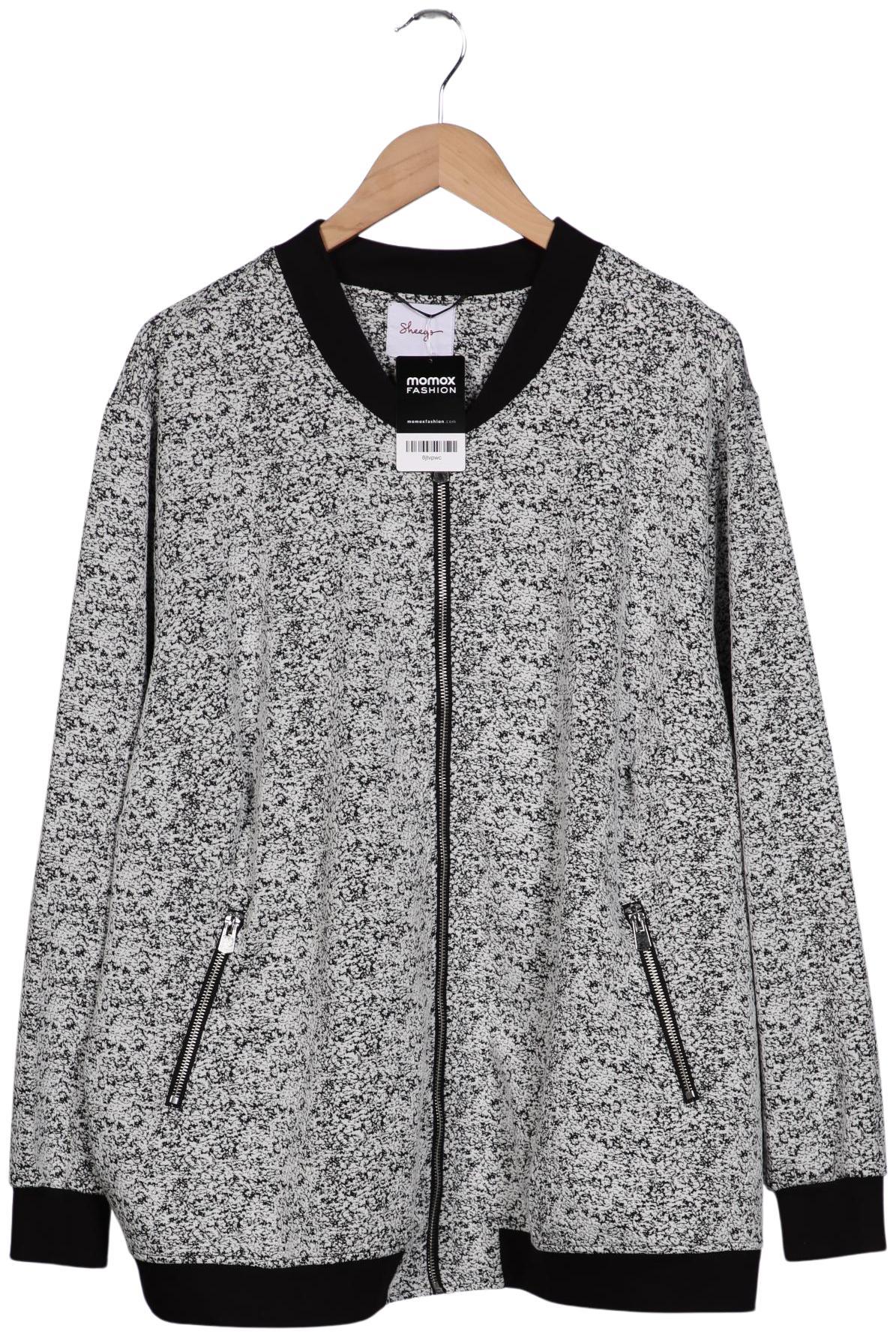 

sheego Damen Sweatshirt, weiß, Gr. 52