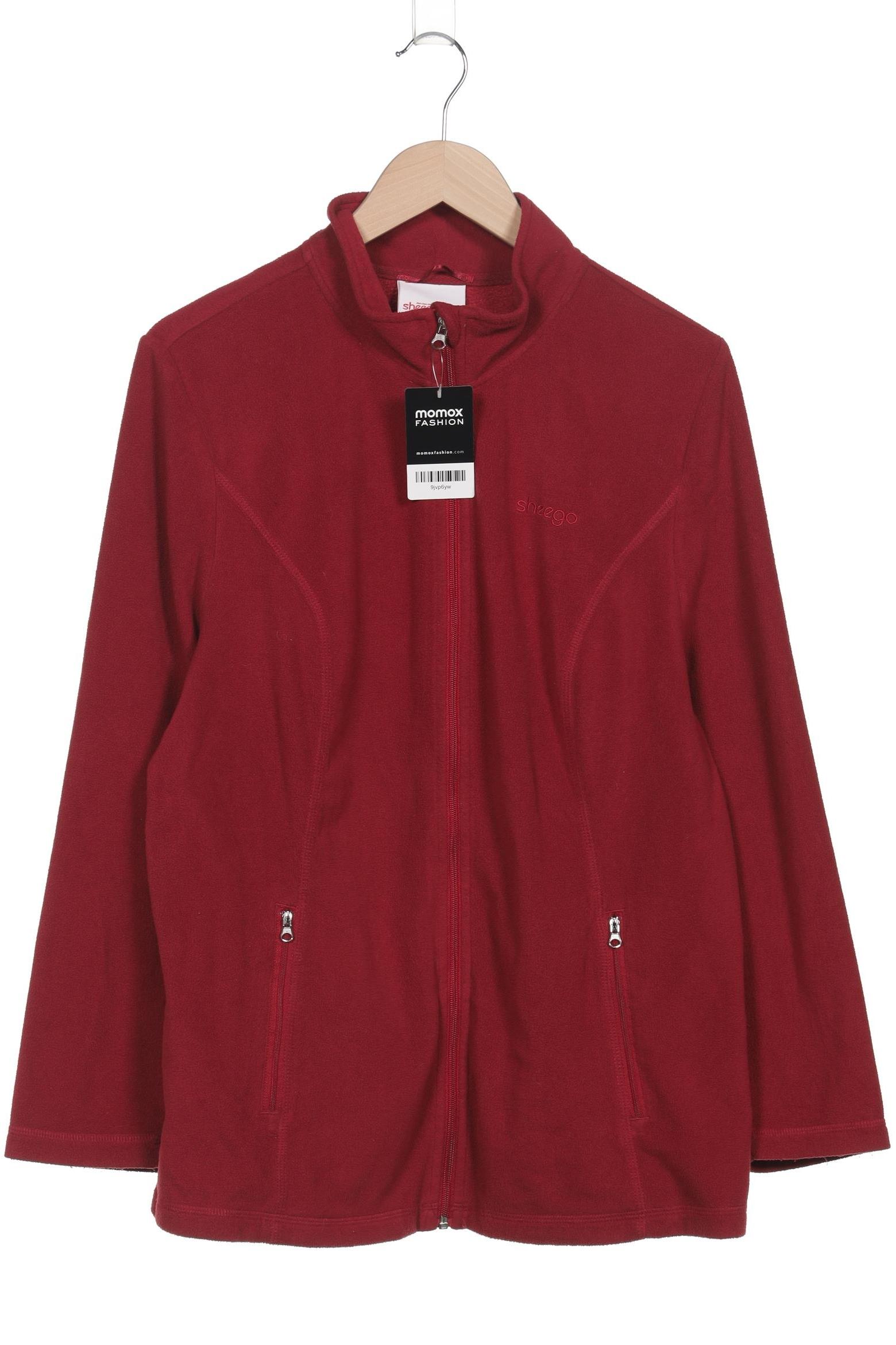 

sheego Damen Sweatshirt, bordeaux, Gr. 44