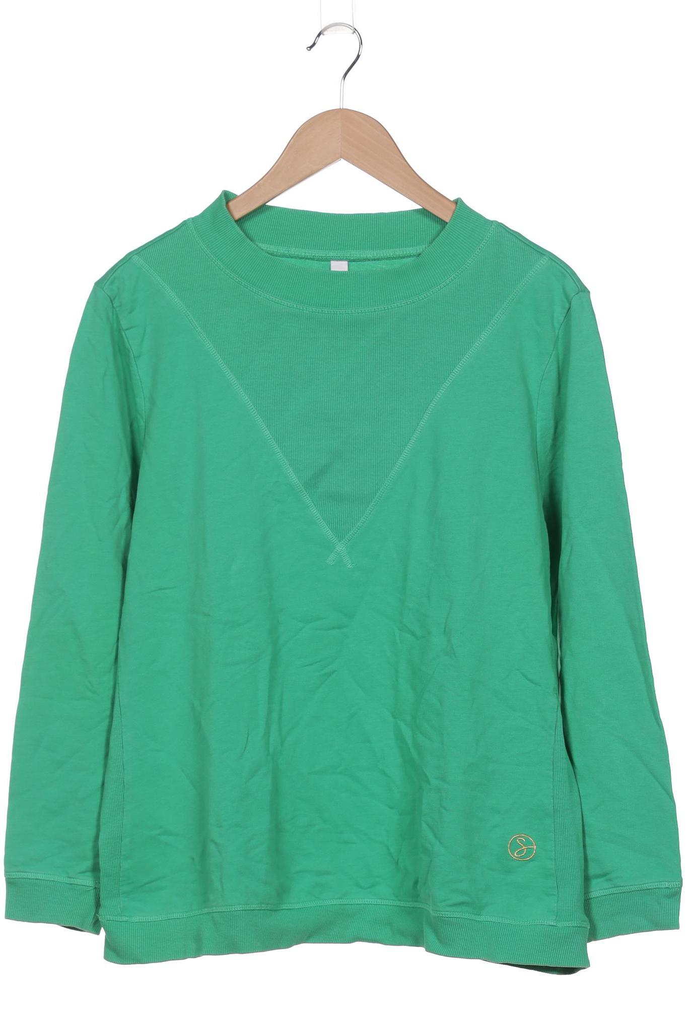 

sheego Damen Sweatshirt, grün, Gr. 44