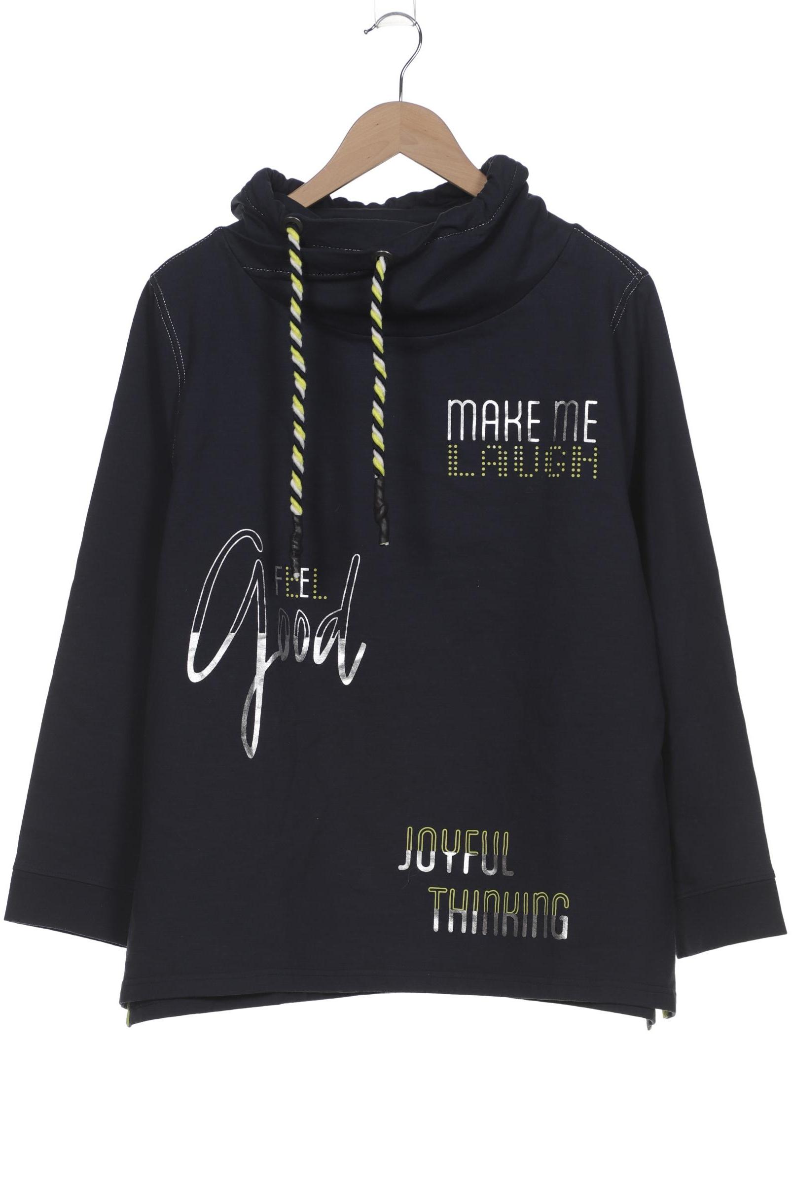 

sheego Damen Sweatshirt, marineblau, Gr. 48