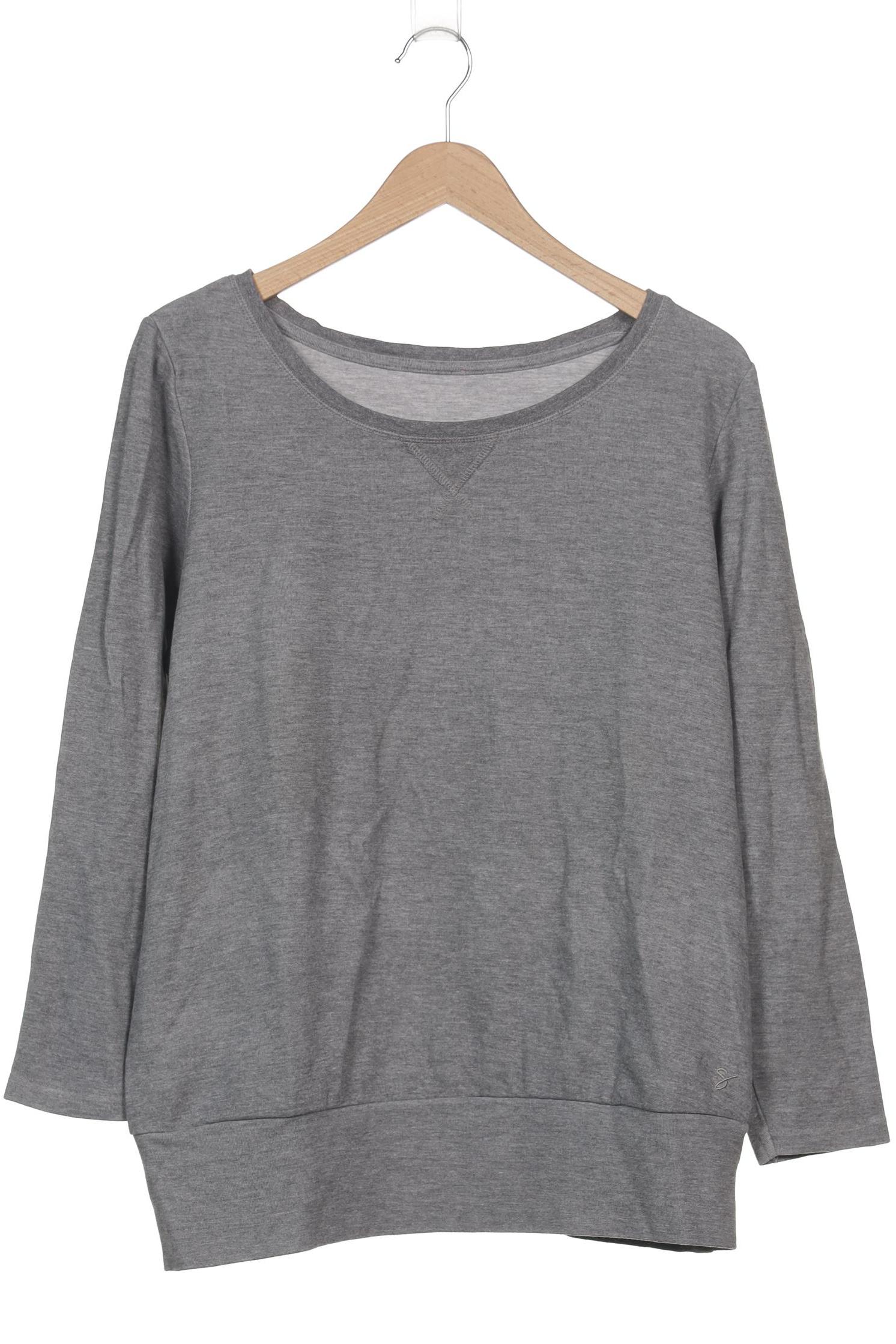 

sheego Damen Sweatshirt, grau, Gr. 40