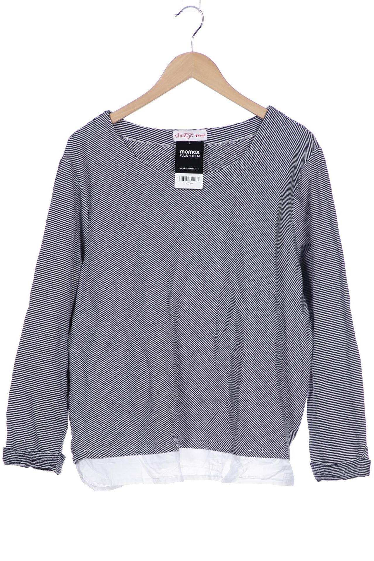 

sheego Damen Sweatshirt, marineblau, Gr. 46