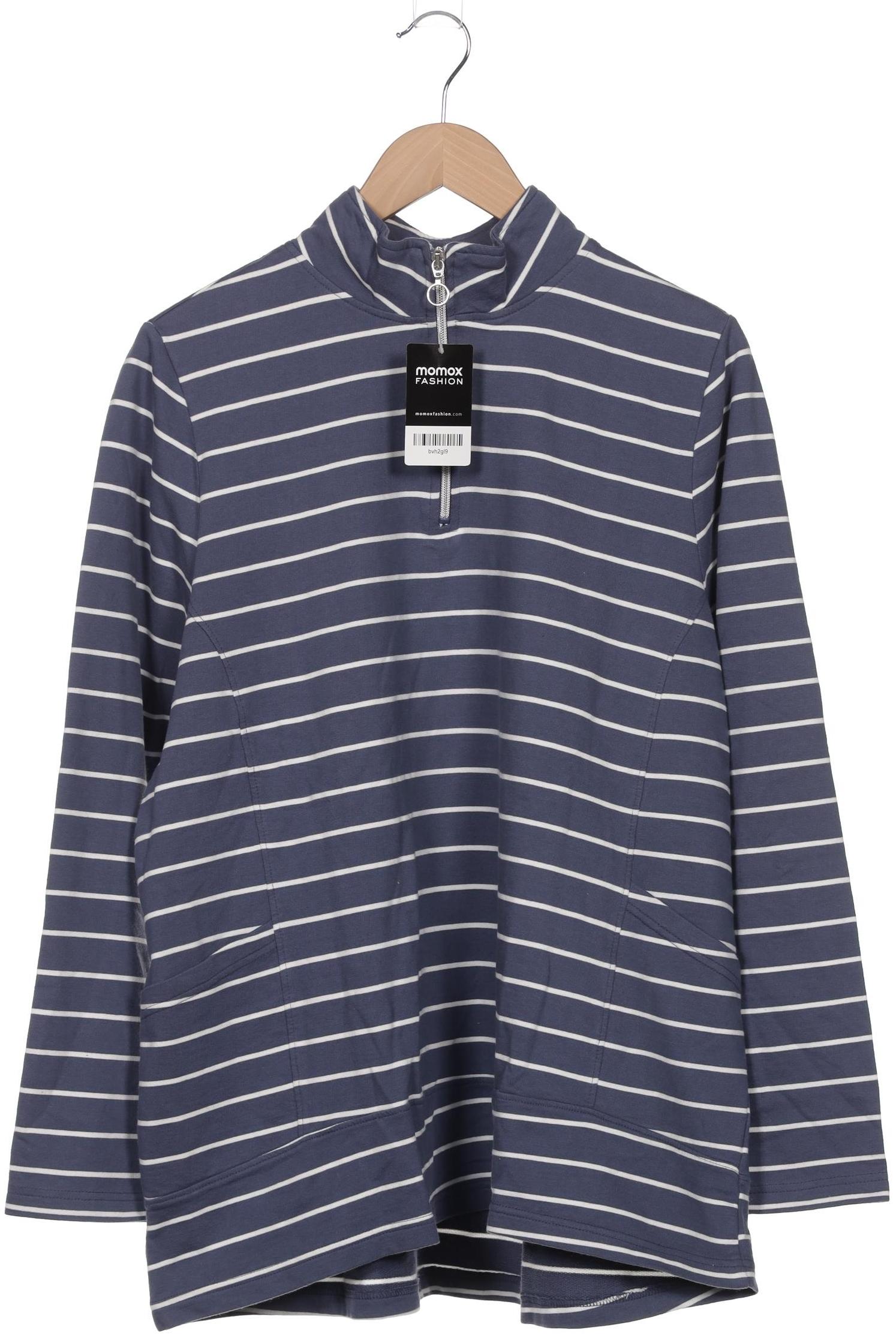 

sheego Damen Sweatshirt, blau, Gr. 44