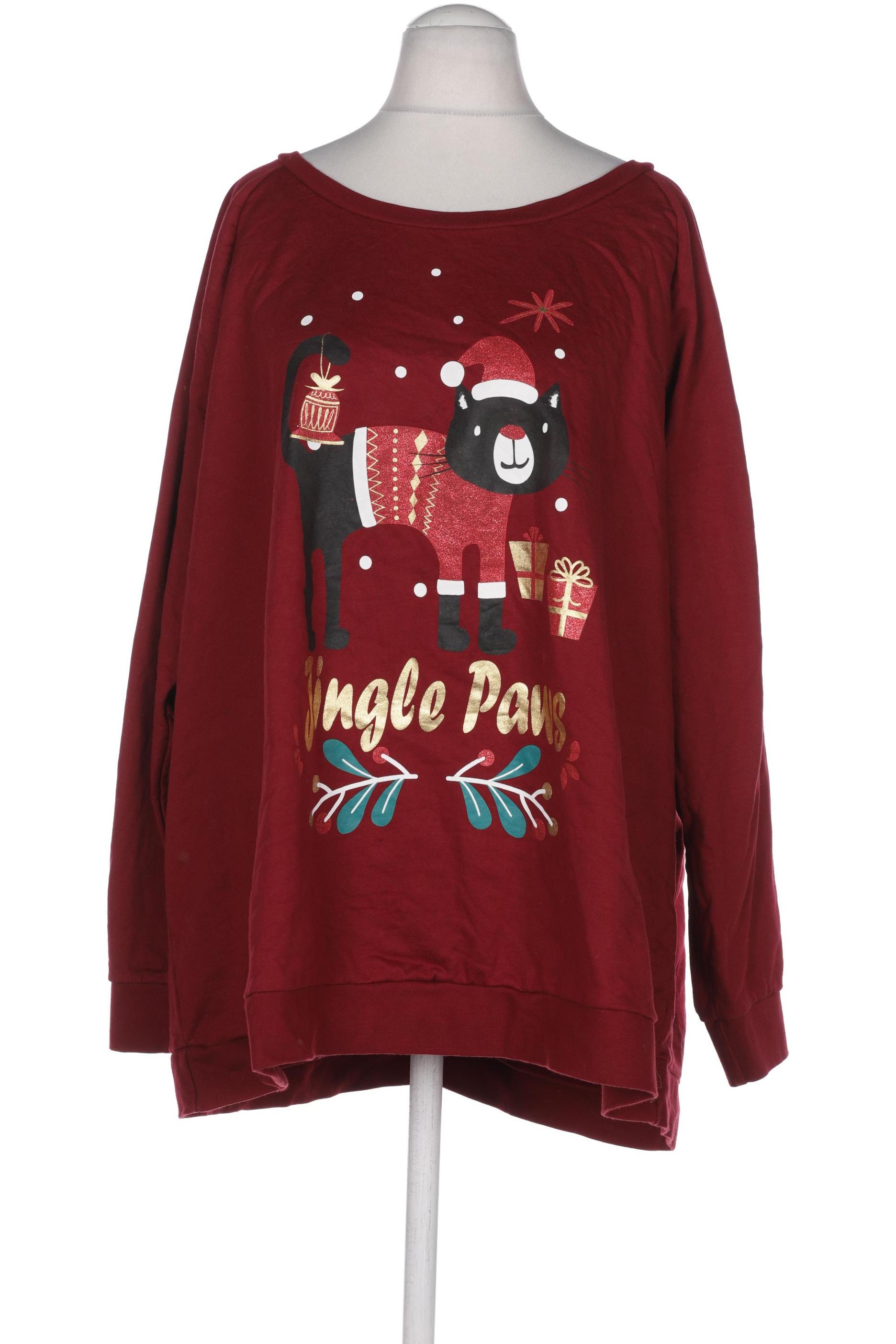 

sheego Damen Sweatshirt, rot, Gr. 56