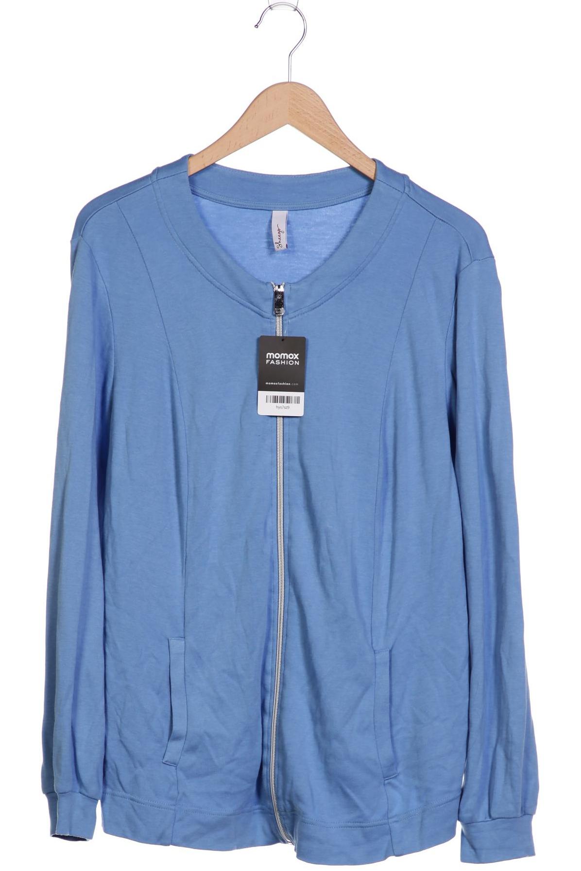 

sheego Damen Sweatshirt, blau, Gr. 44