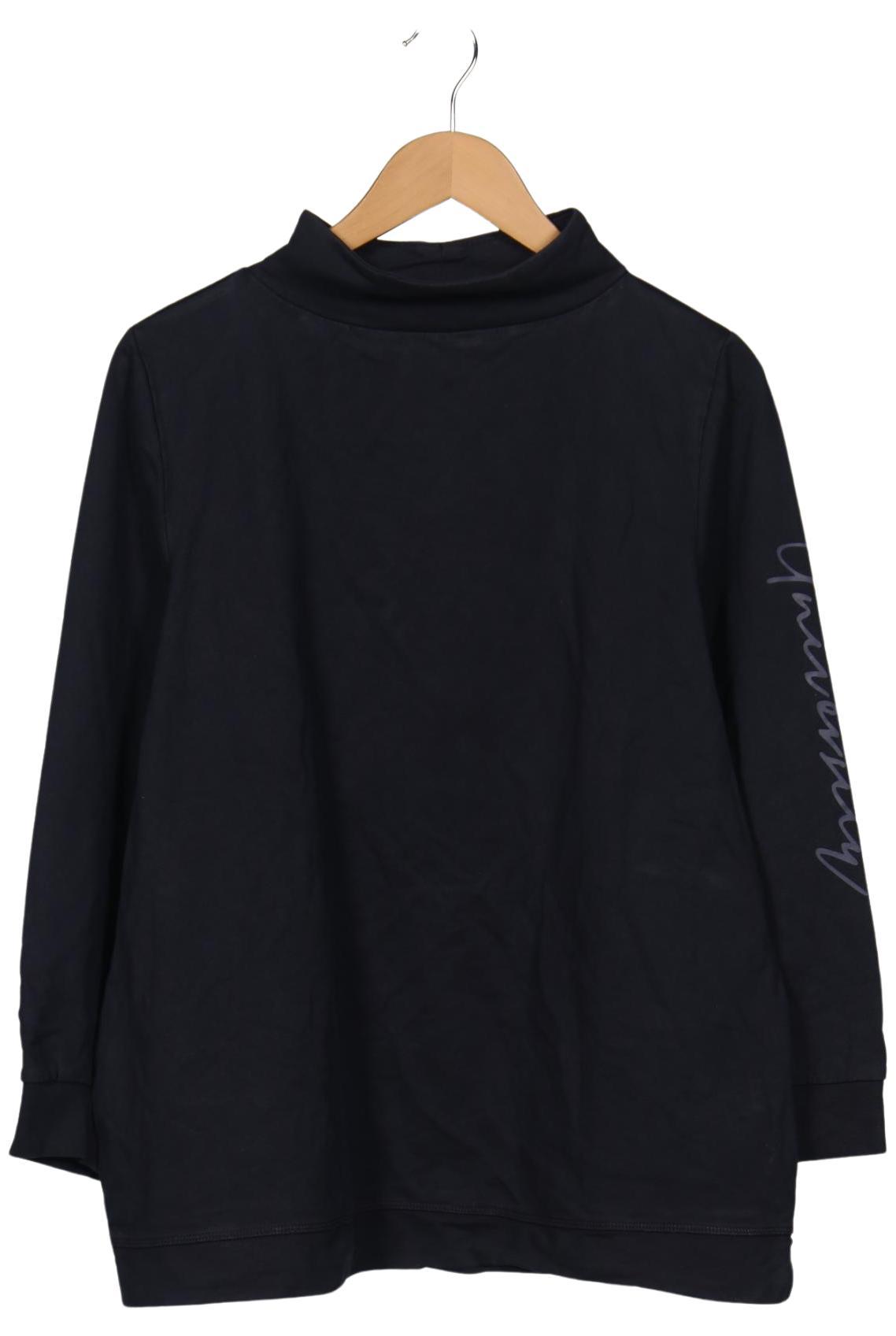 

sheego Damen Sweatshirt, marineblau, Gr. 44