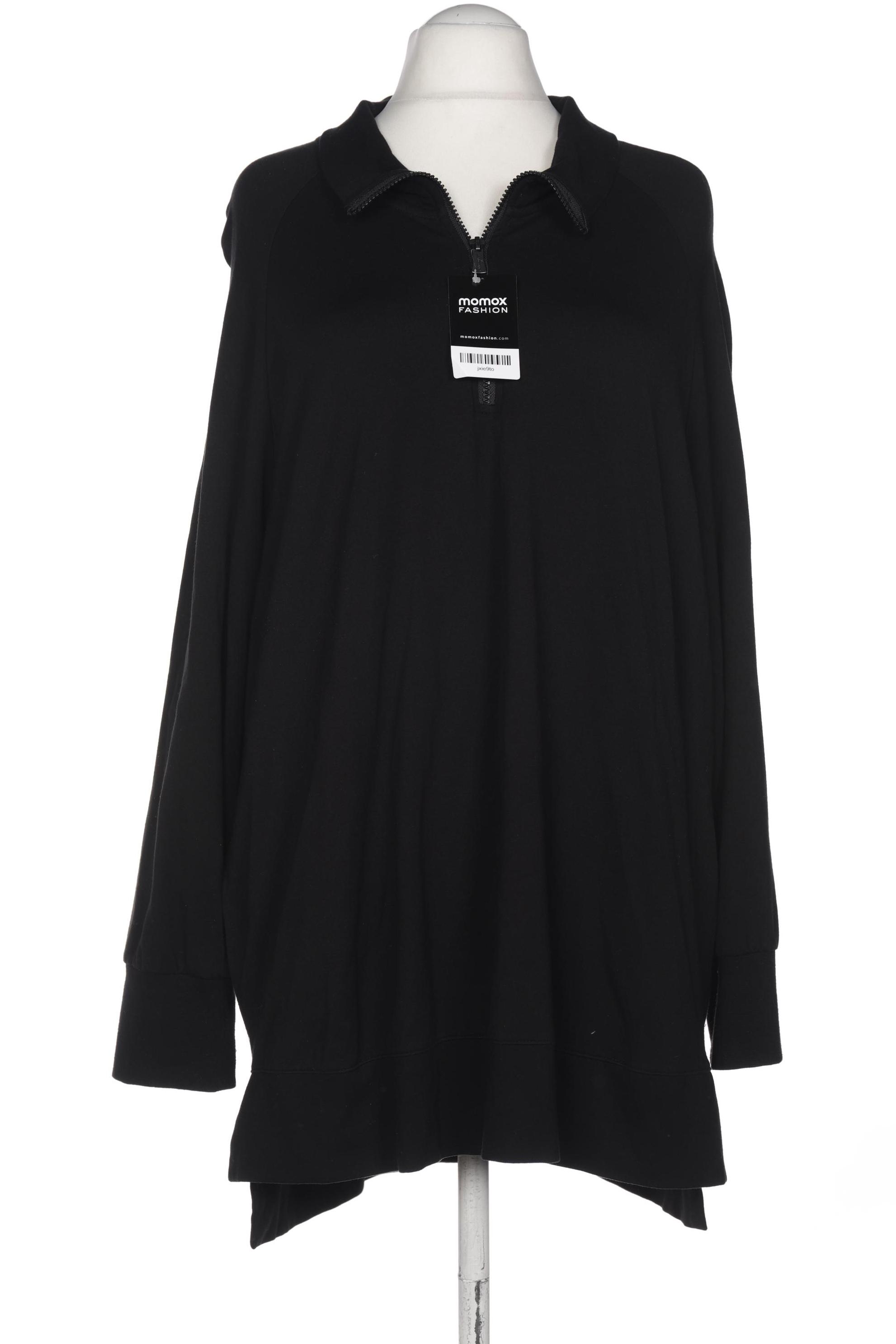 

sheego Damen Sweatshirt, schwarz, Gr. 52