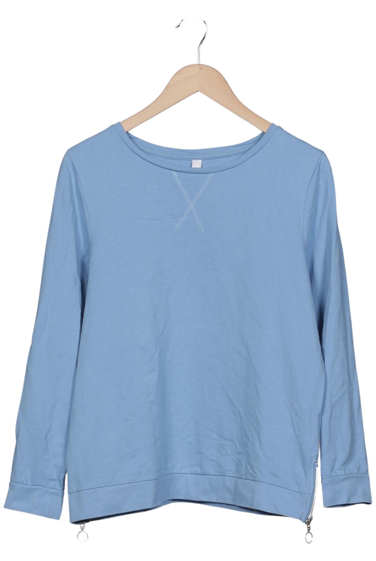 

sheego Damen Sweatshirt, hellblau, Gr. 40