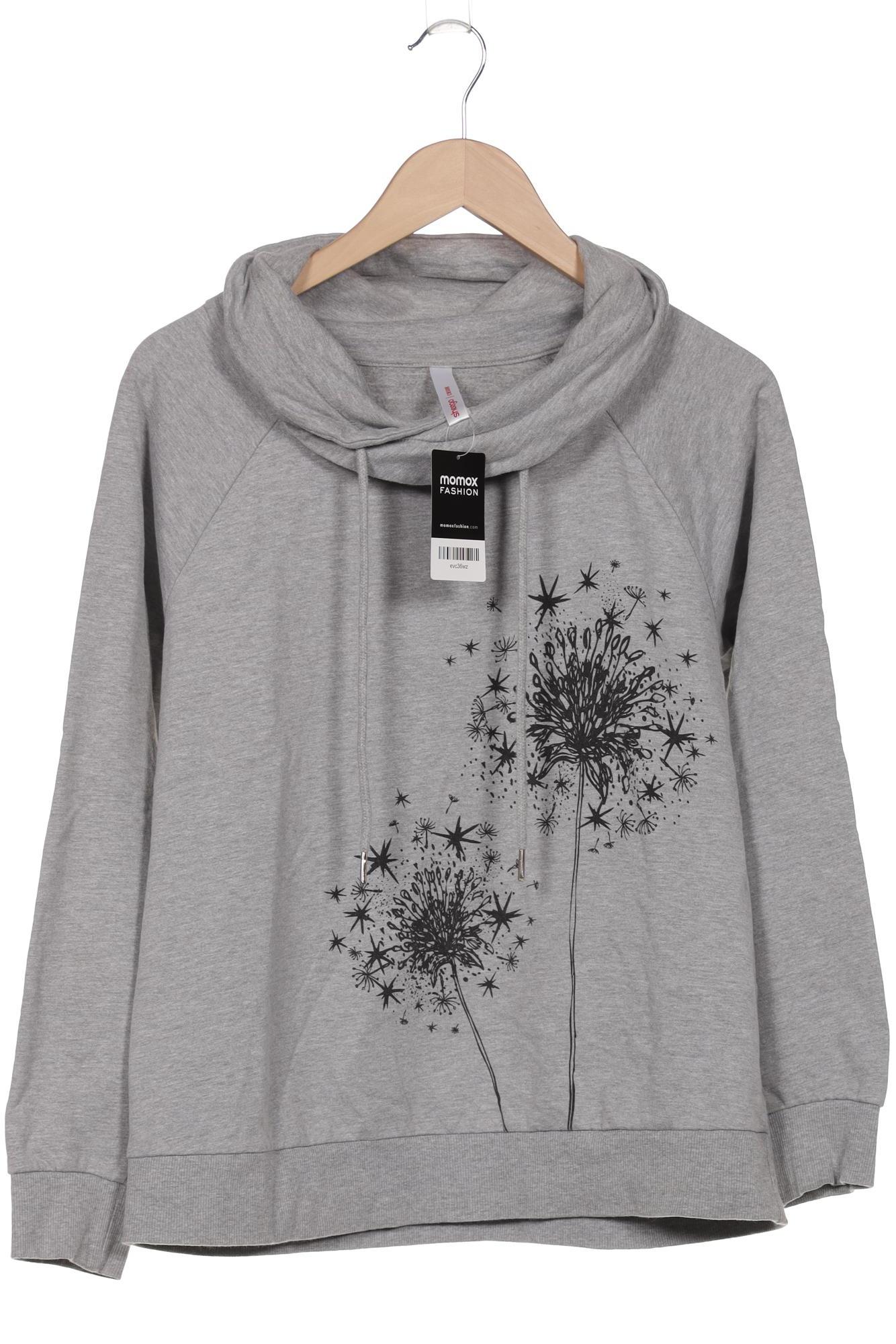 

sheego Damen Sweatshirt, grau, Gr. 40
