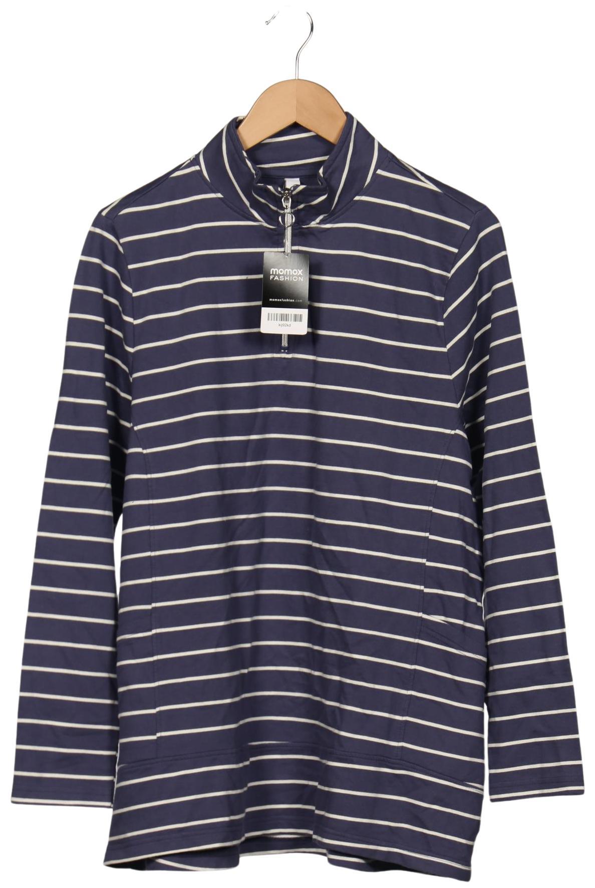 

sheego Damen Sweatshirt, blau, Gr. 44