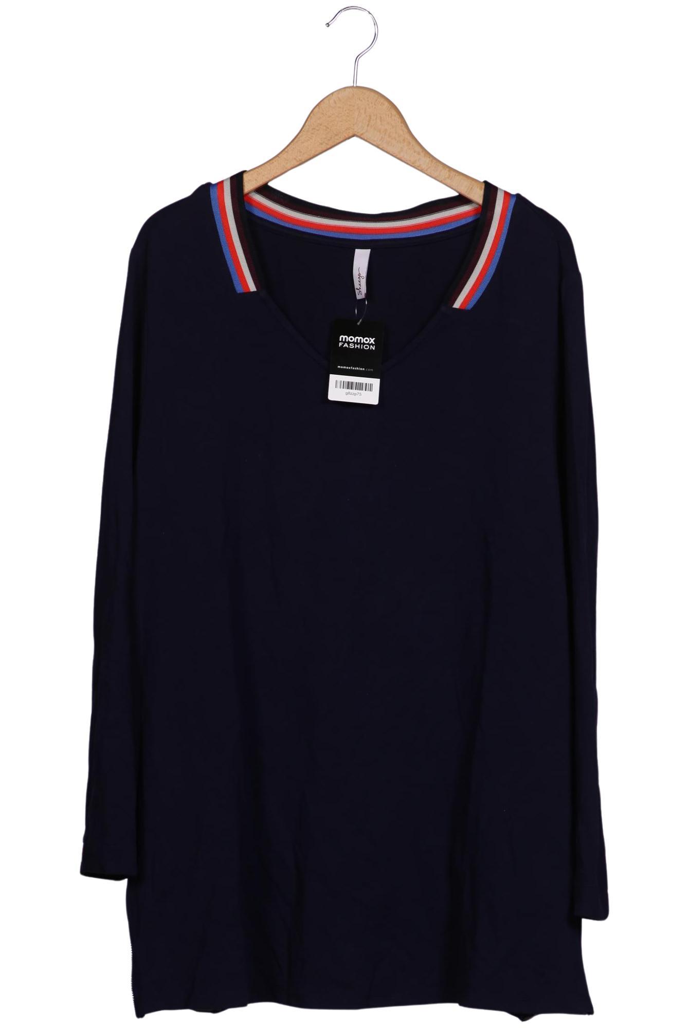 

sheego Damen Sweatshirt, marineblau, Gr. 52