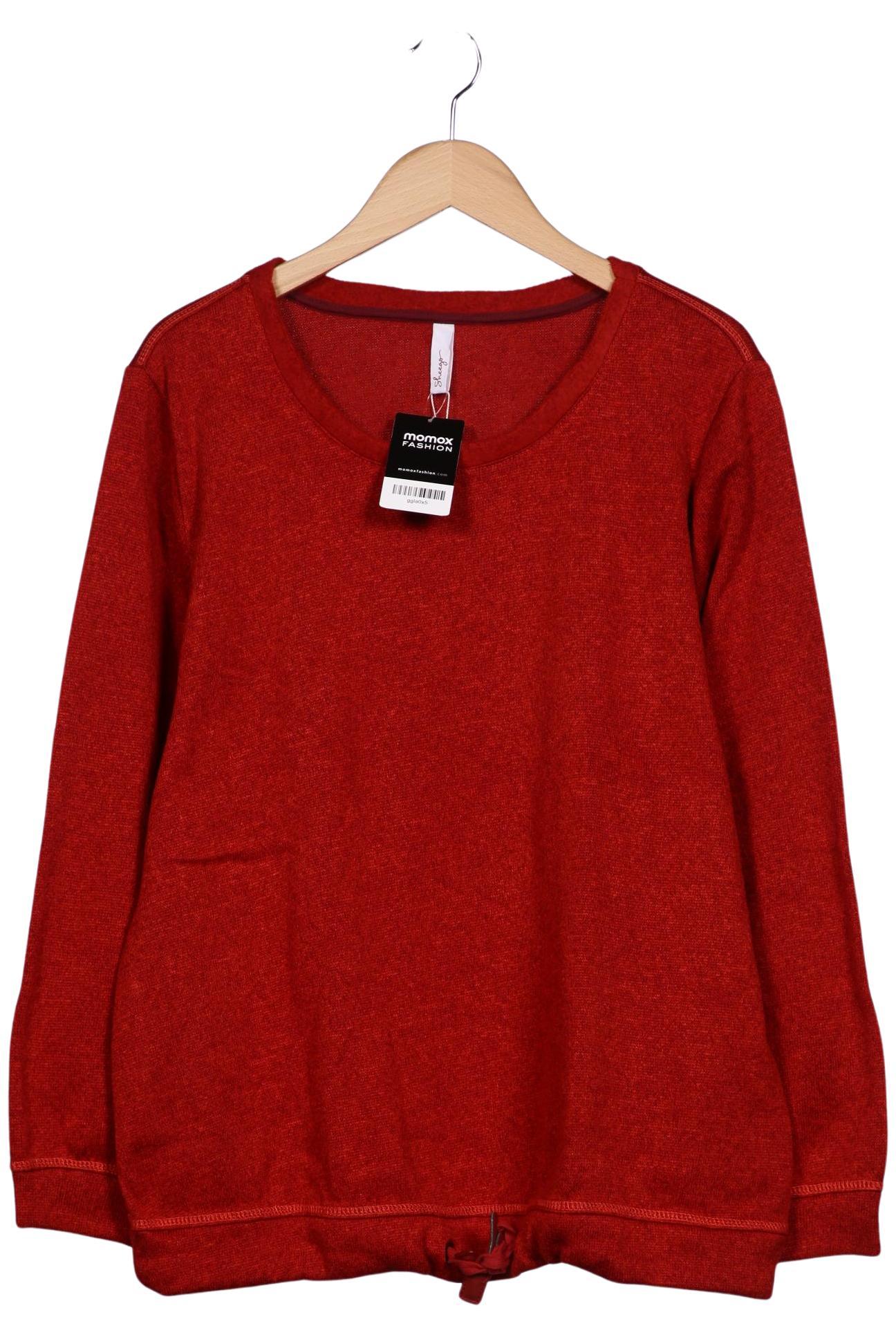 

sheego Damen Sweatshirt, rot, Gr. 44