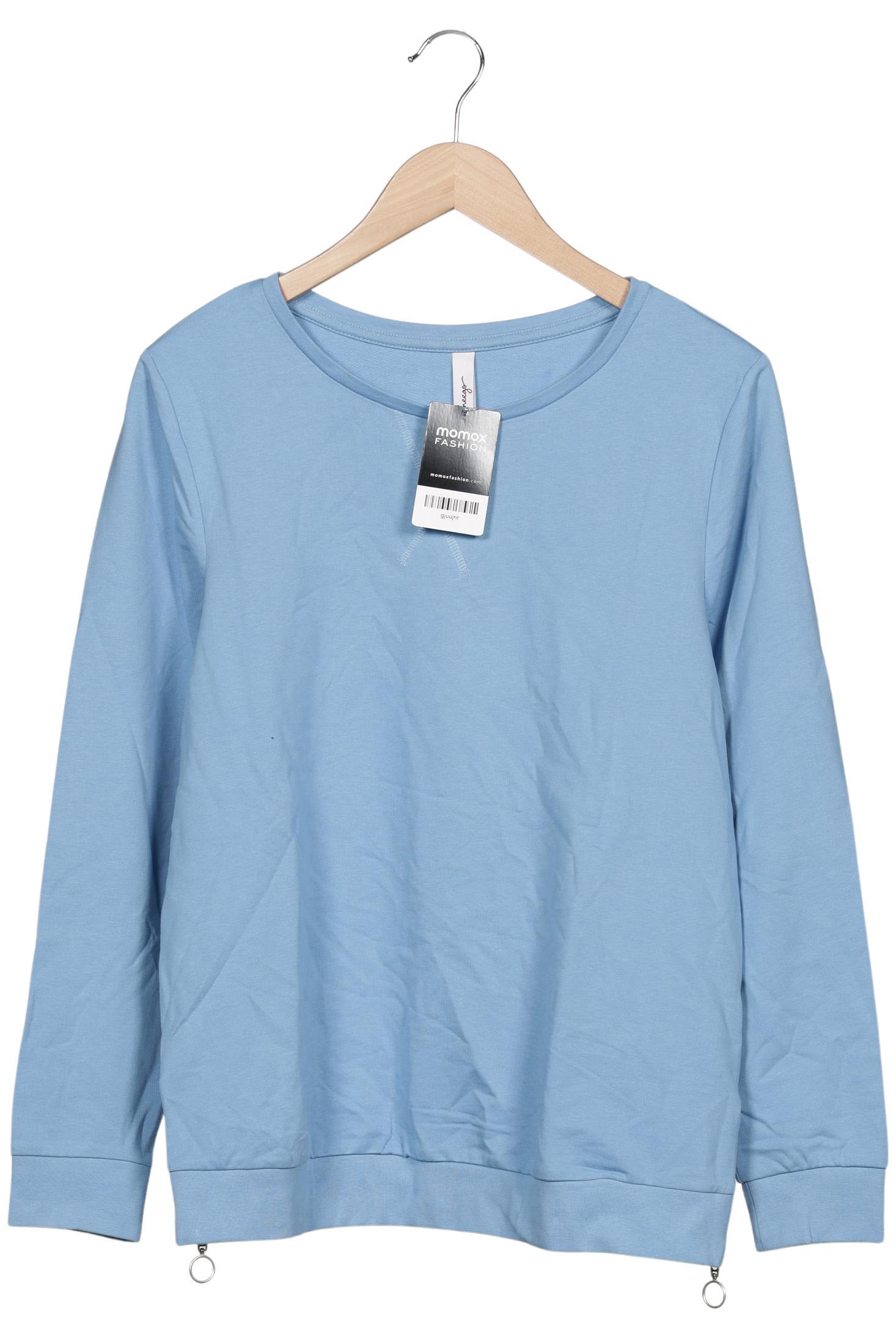 

sheego Damen Sweatshirt, hellblau, Gr. 40