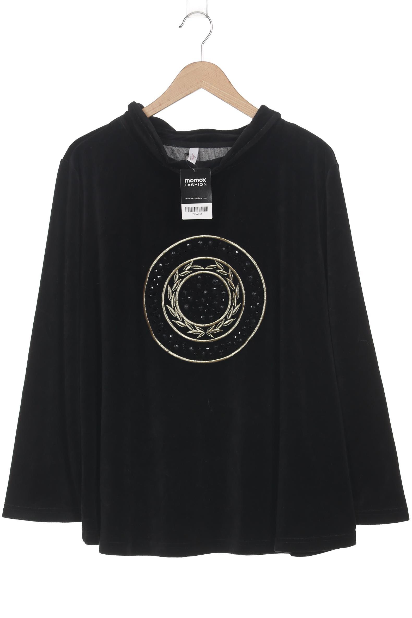 

sheego Damen Sweatshirt, schwarz, Gr. 52