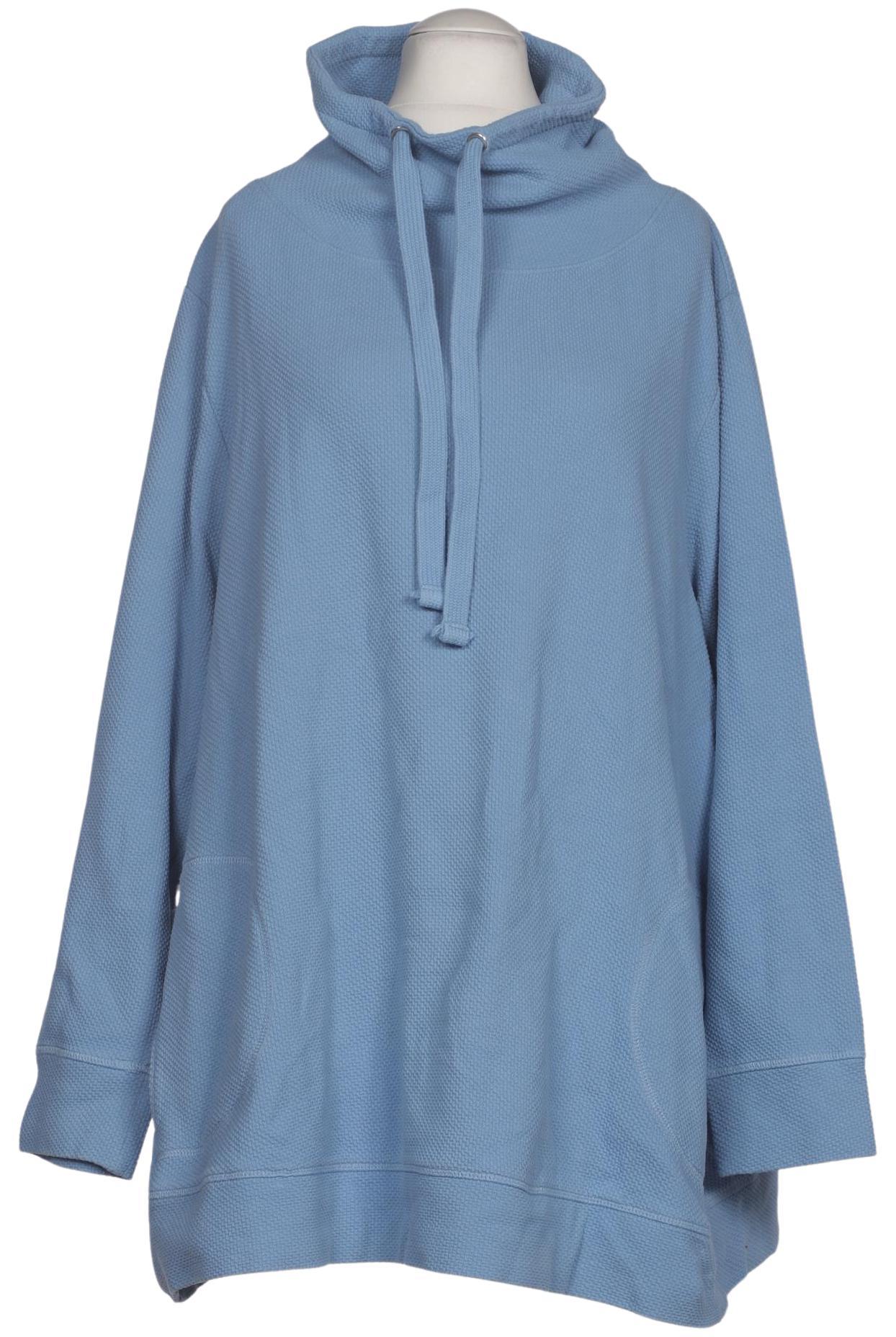 

sheego Damen Sweatshirt, blau, Gr. 56