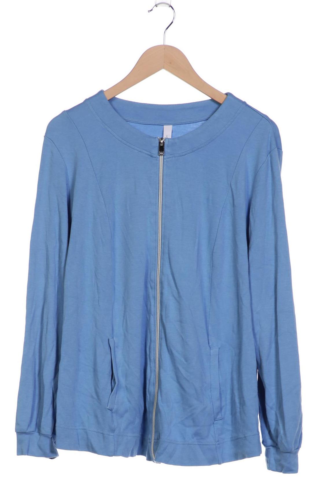

sheego Damen Sweatshirt, blau, Gr. 44