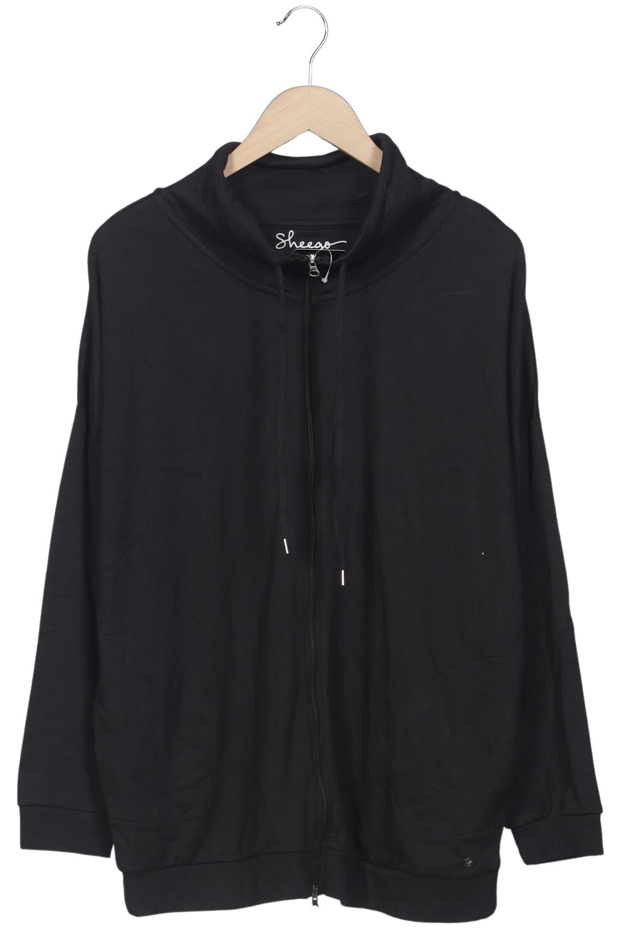 

sheego Damen Sweatshirt, schwarz, Gr. 44