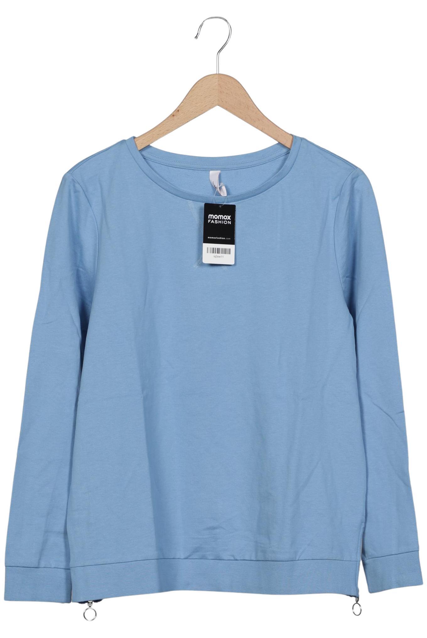 

sheego Damen Sweatshirt, hellblau, Gr. 40