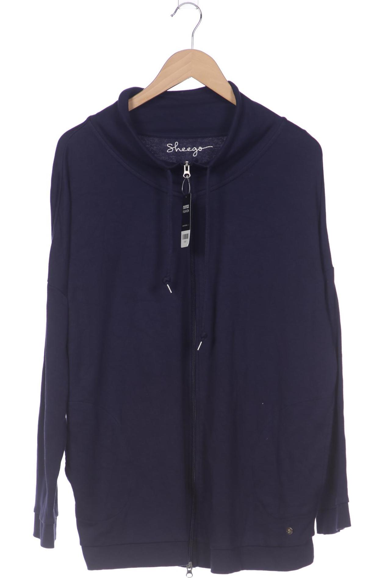 

sheego Damen Sweatshirt, marineblau, Gr. 48