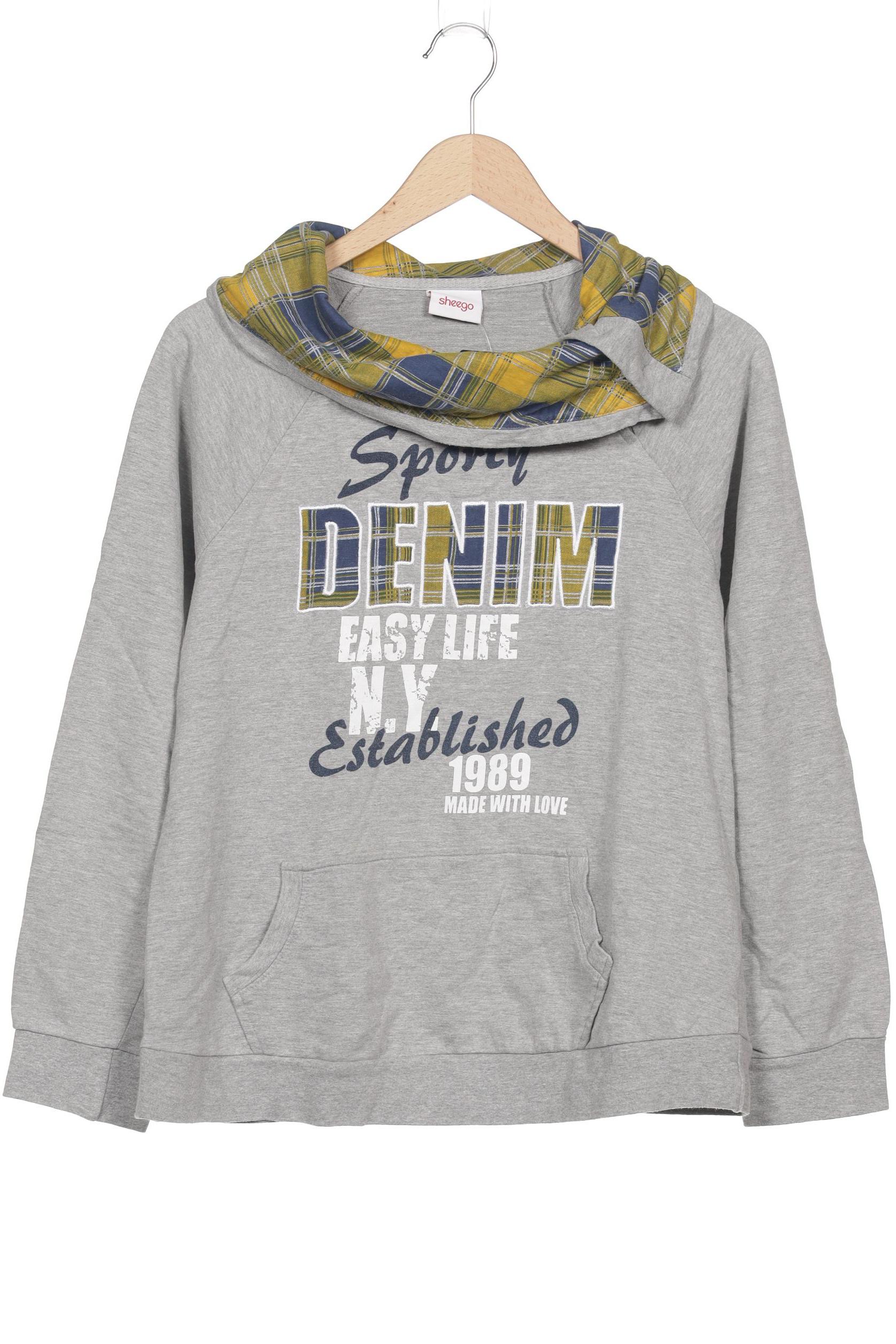 

sheego Damen Sweatshirt, grau, Gr. 40