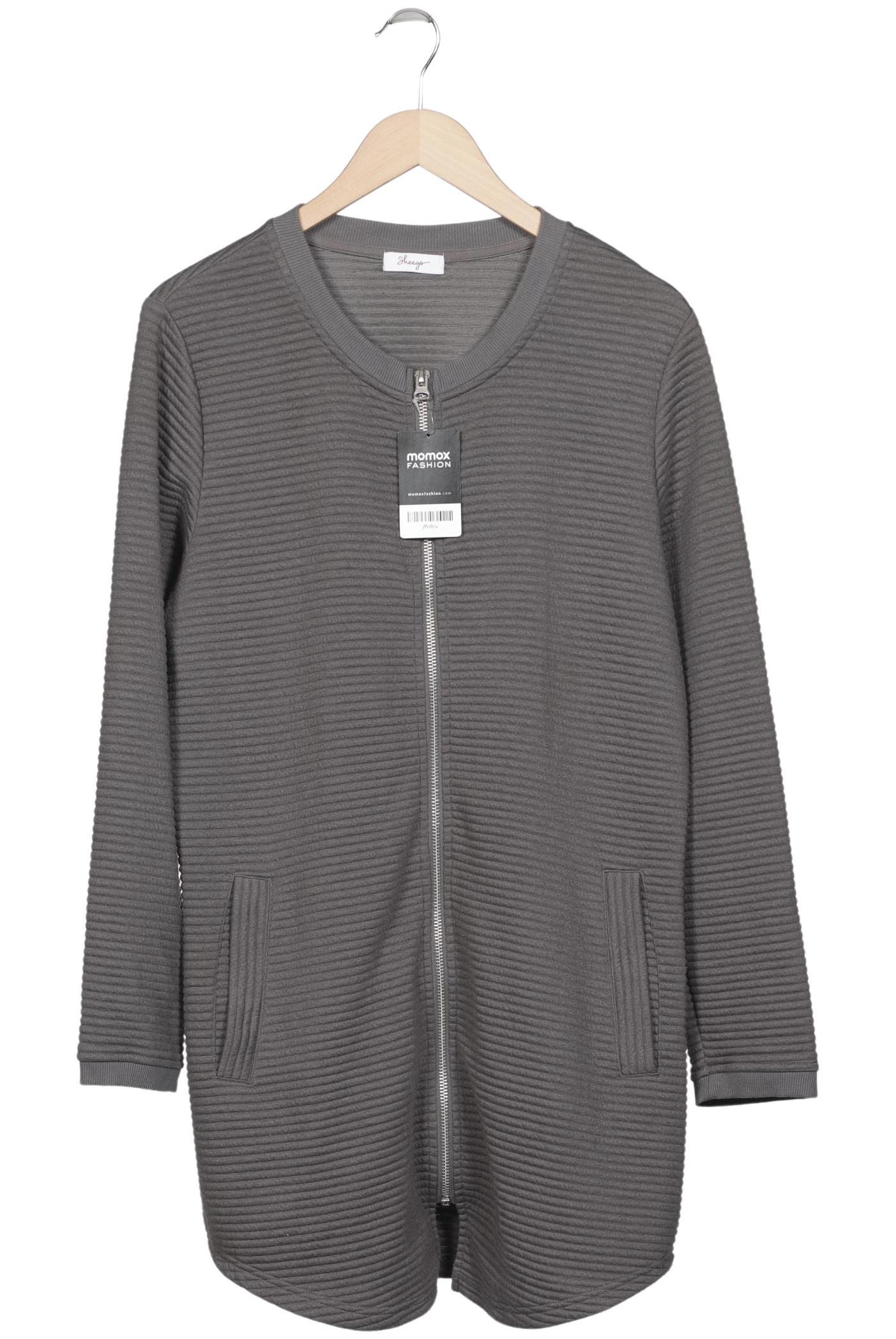 

sheego Damen Sweatshirt, grau, Gr. 44