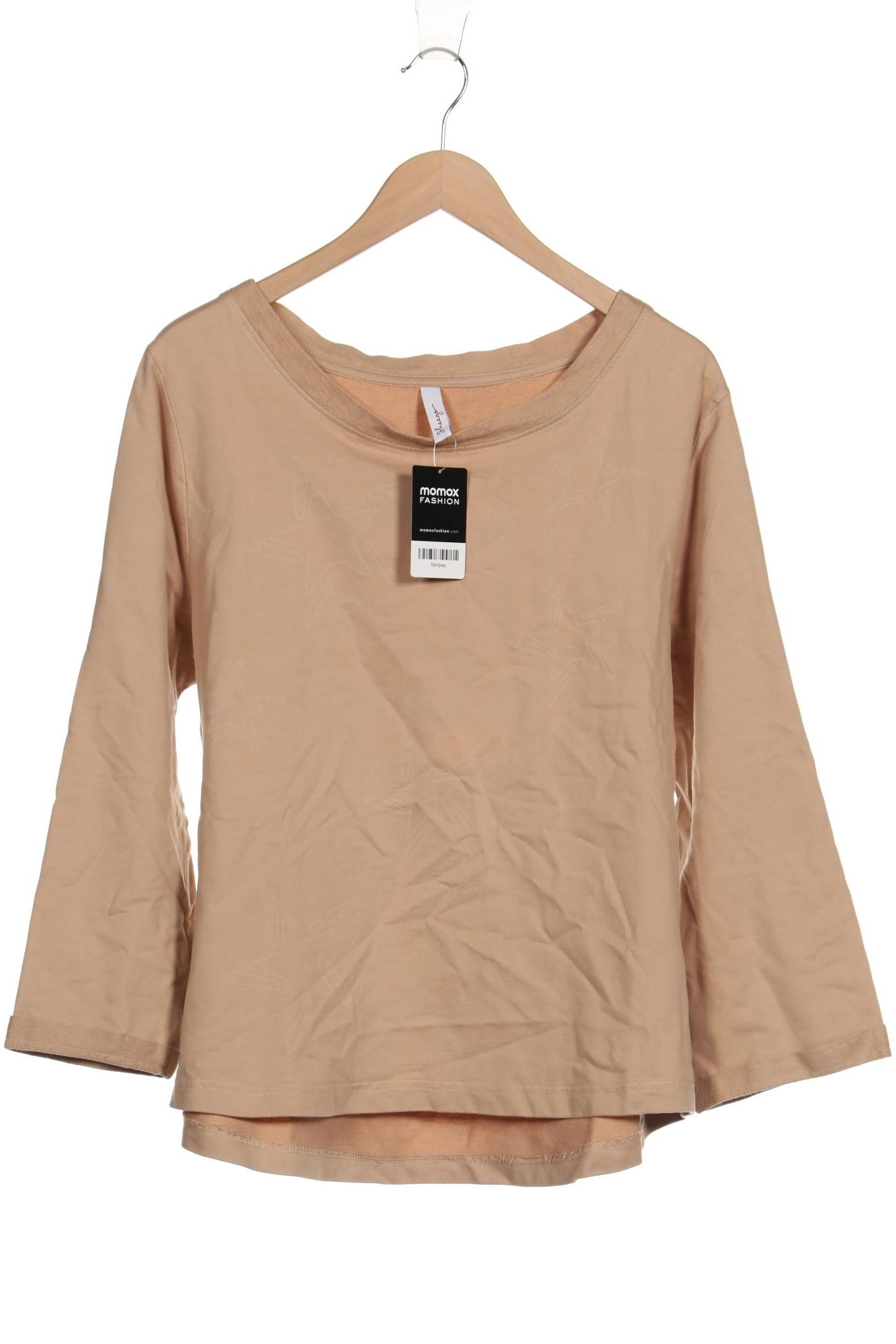 

sheego Damen Sweatshirt, beige, Gr. 44