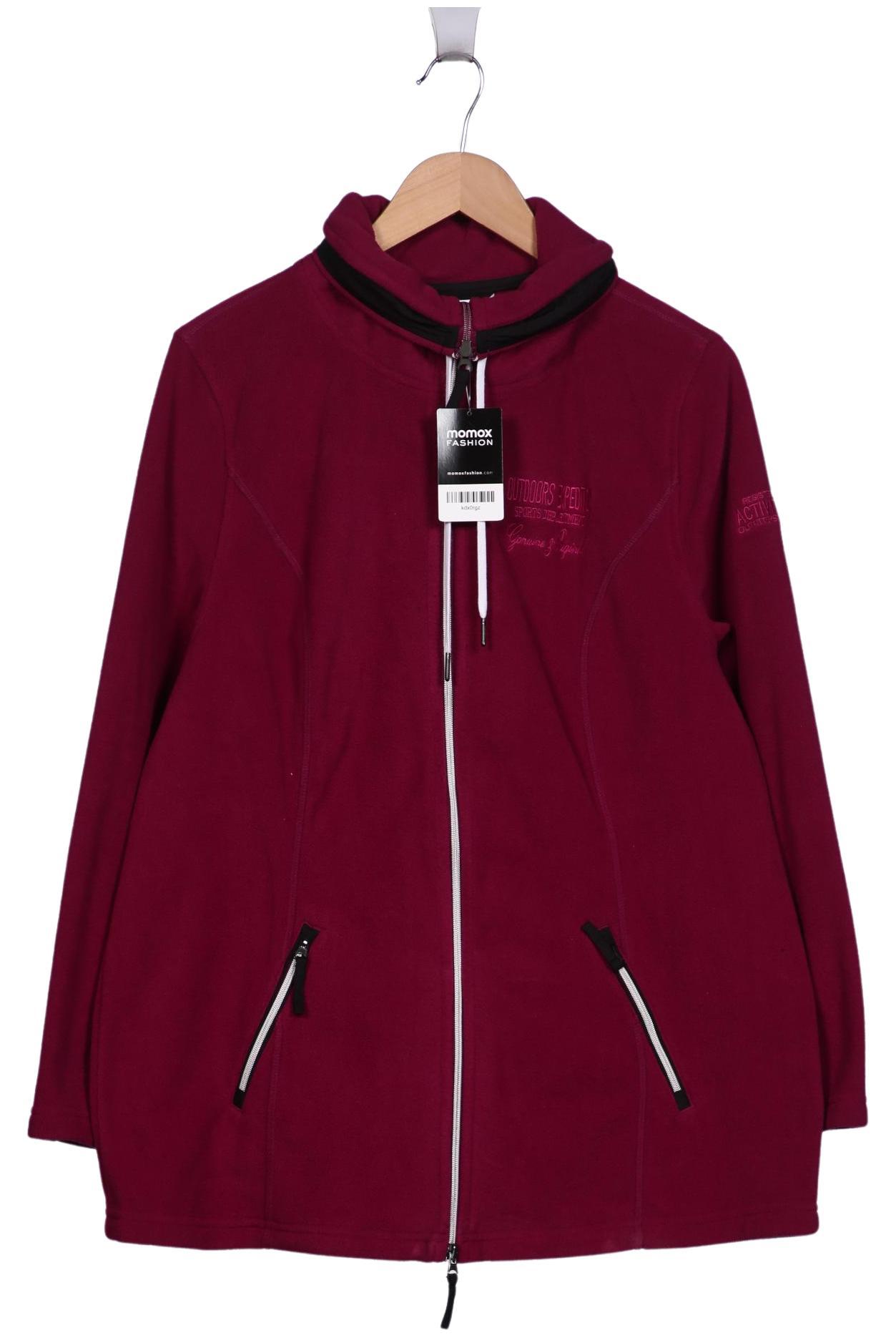 

sheego Damen Sweatshirt, bordeaux, Gr. 44