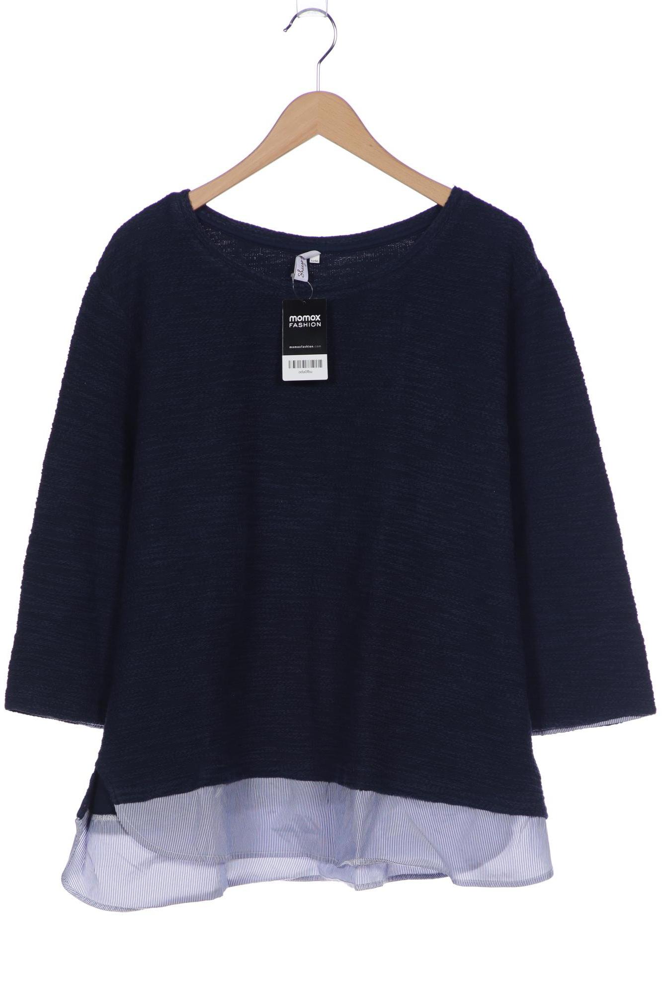 

sheego Damen Sweatshirt, marineblau, Gr. 52