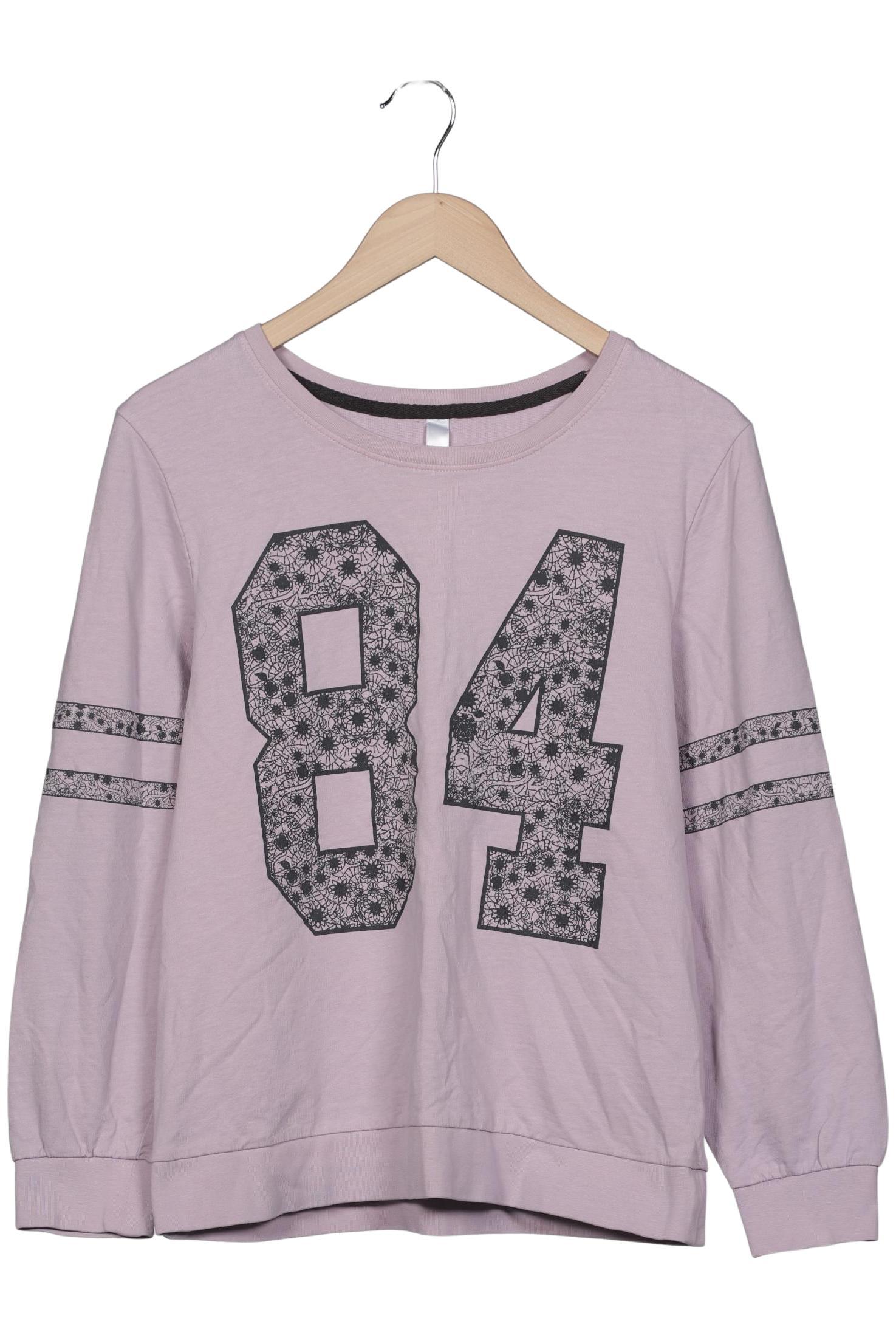 

sheego Damen Sweatshirt, flieder, Gr. 40