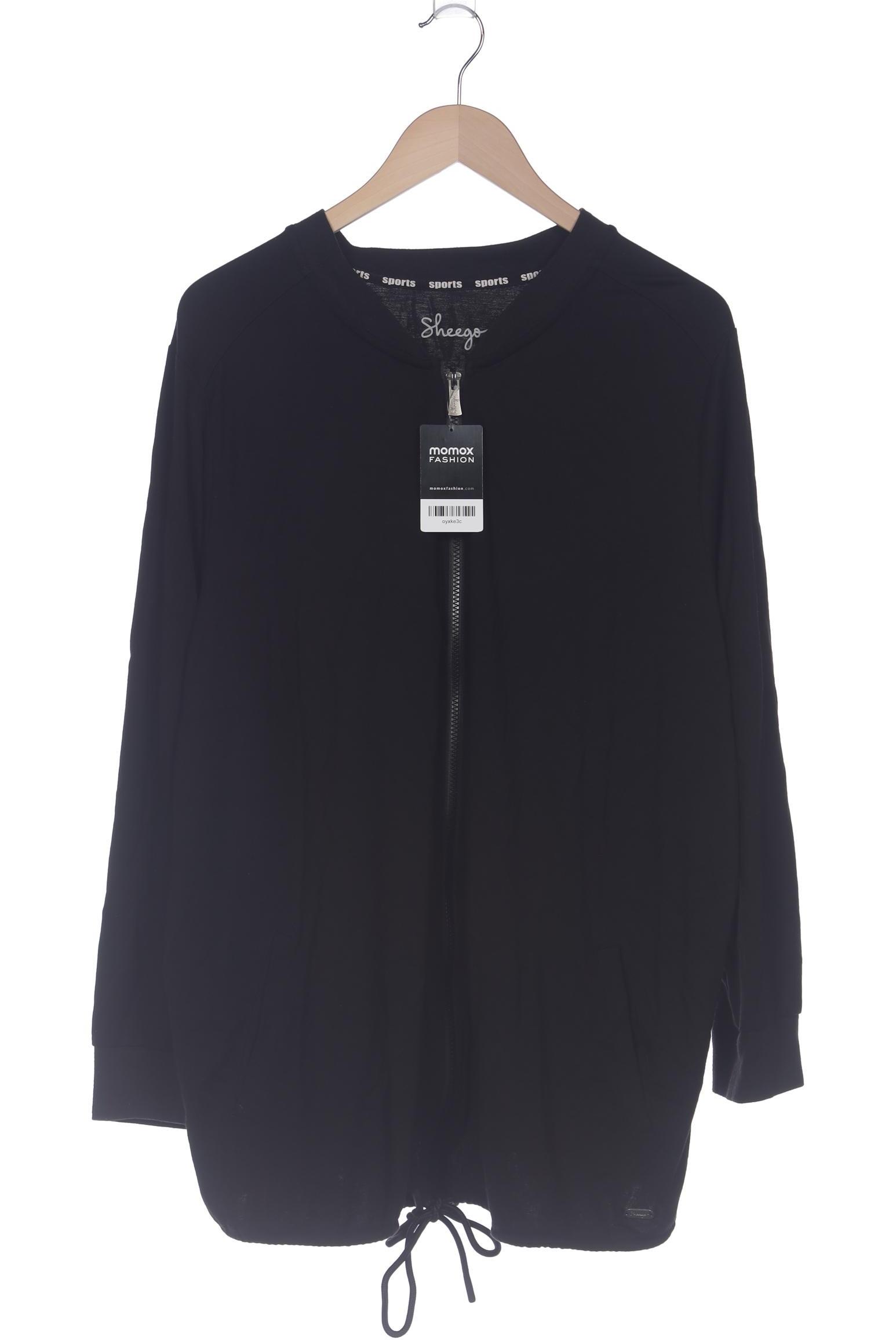 

sheego Damen Sweatshirt, schwarz, Gr. 52