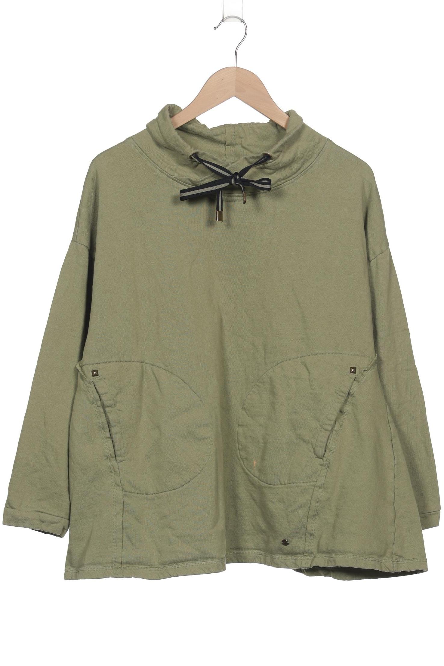 

sheego Damen Sweatshirt, grün, Gr. 44