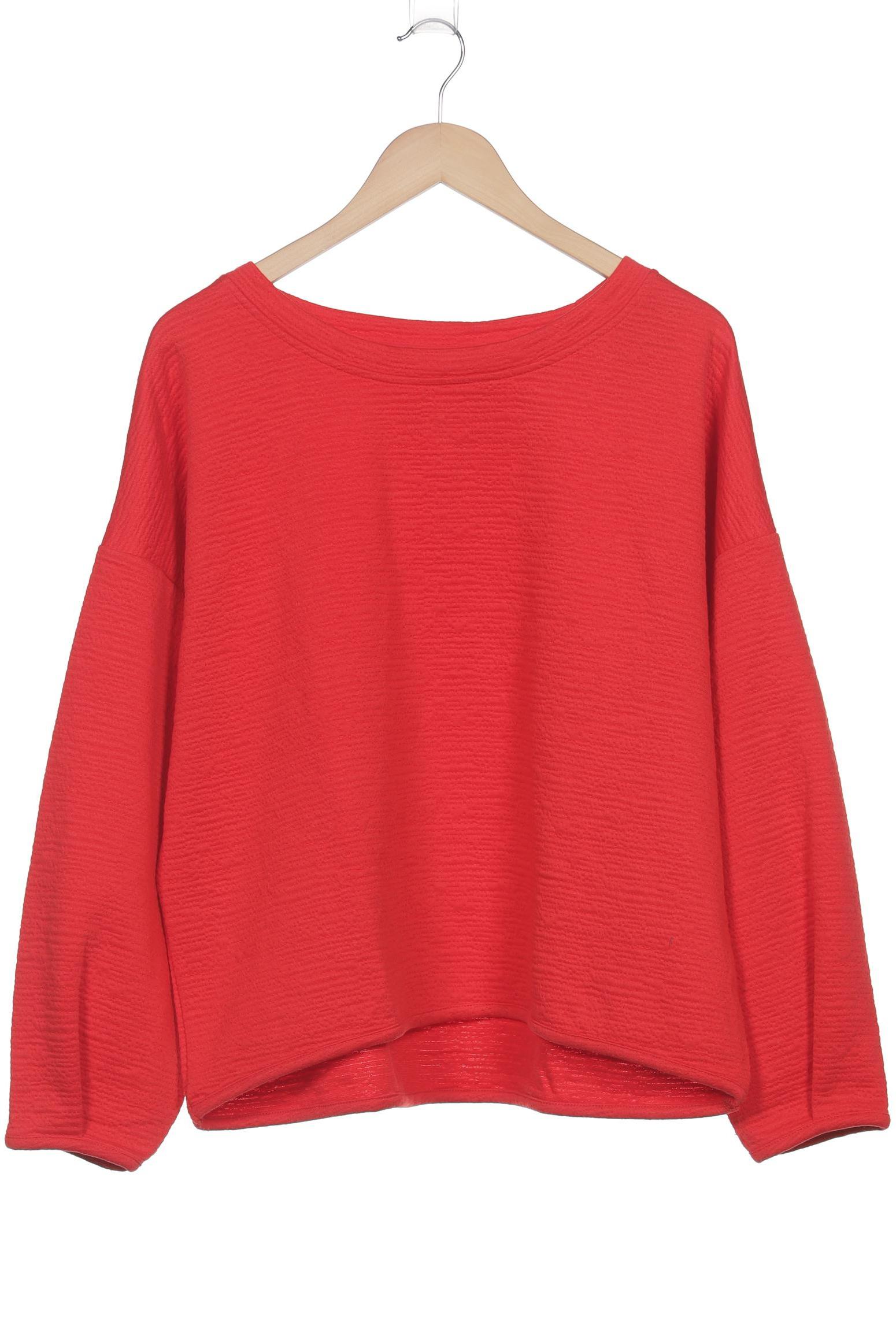

sheego Damen Sweatshirt, rot, Gr. 48