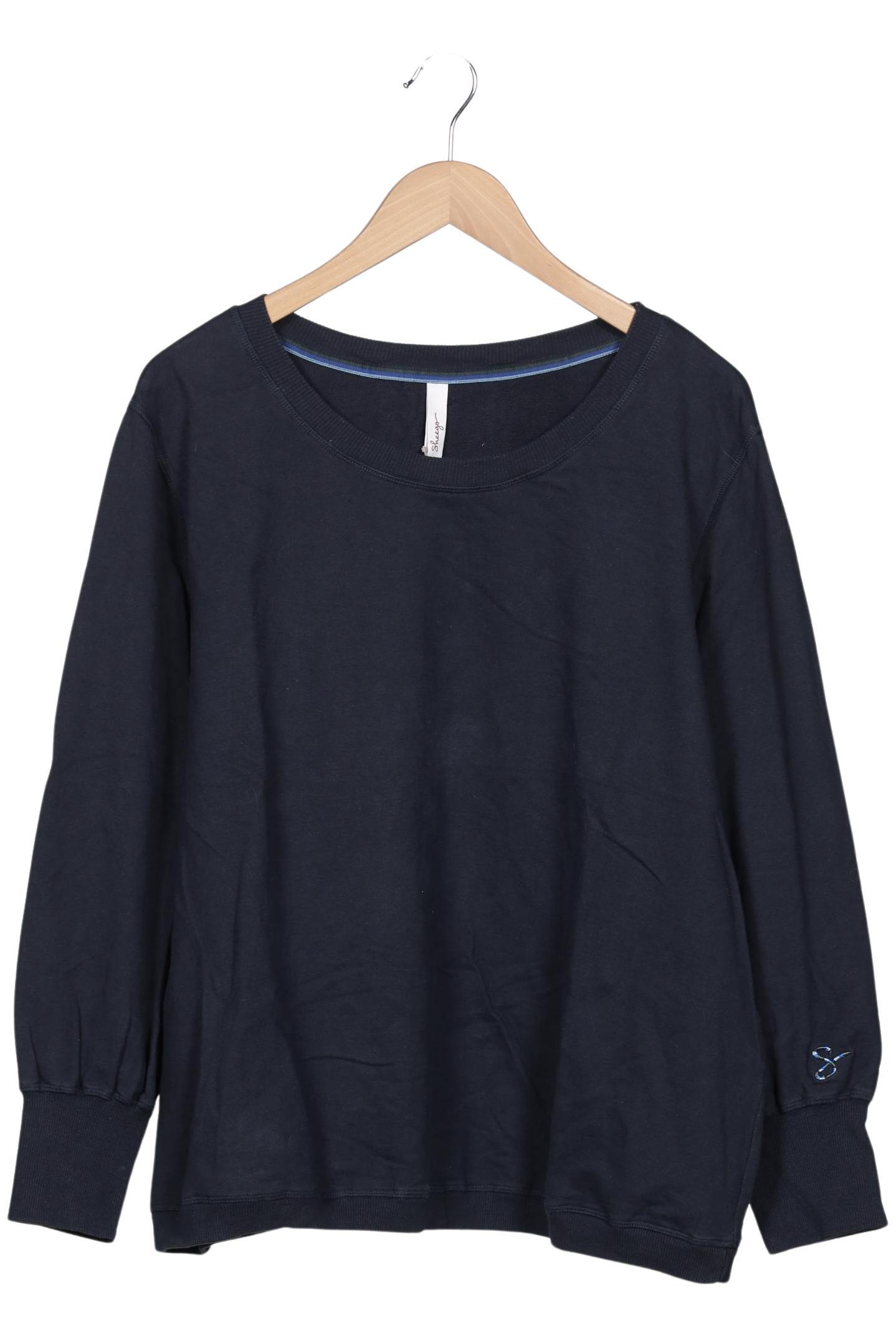 

sheego Damen Sweatshirt, marineblau, Gr. 48