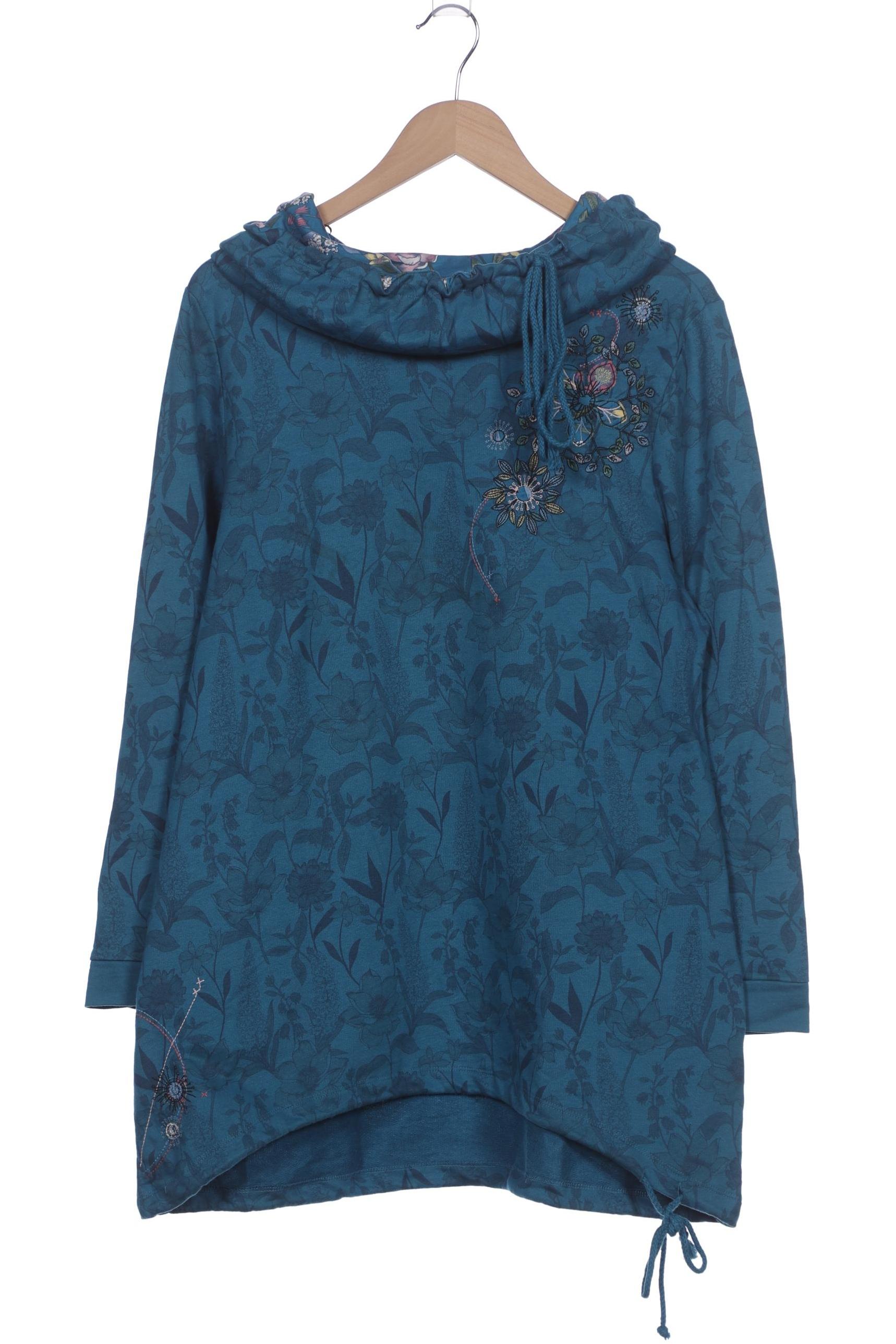 

sheego Damen Sweatshirt, blau, Gr. 40