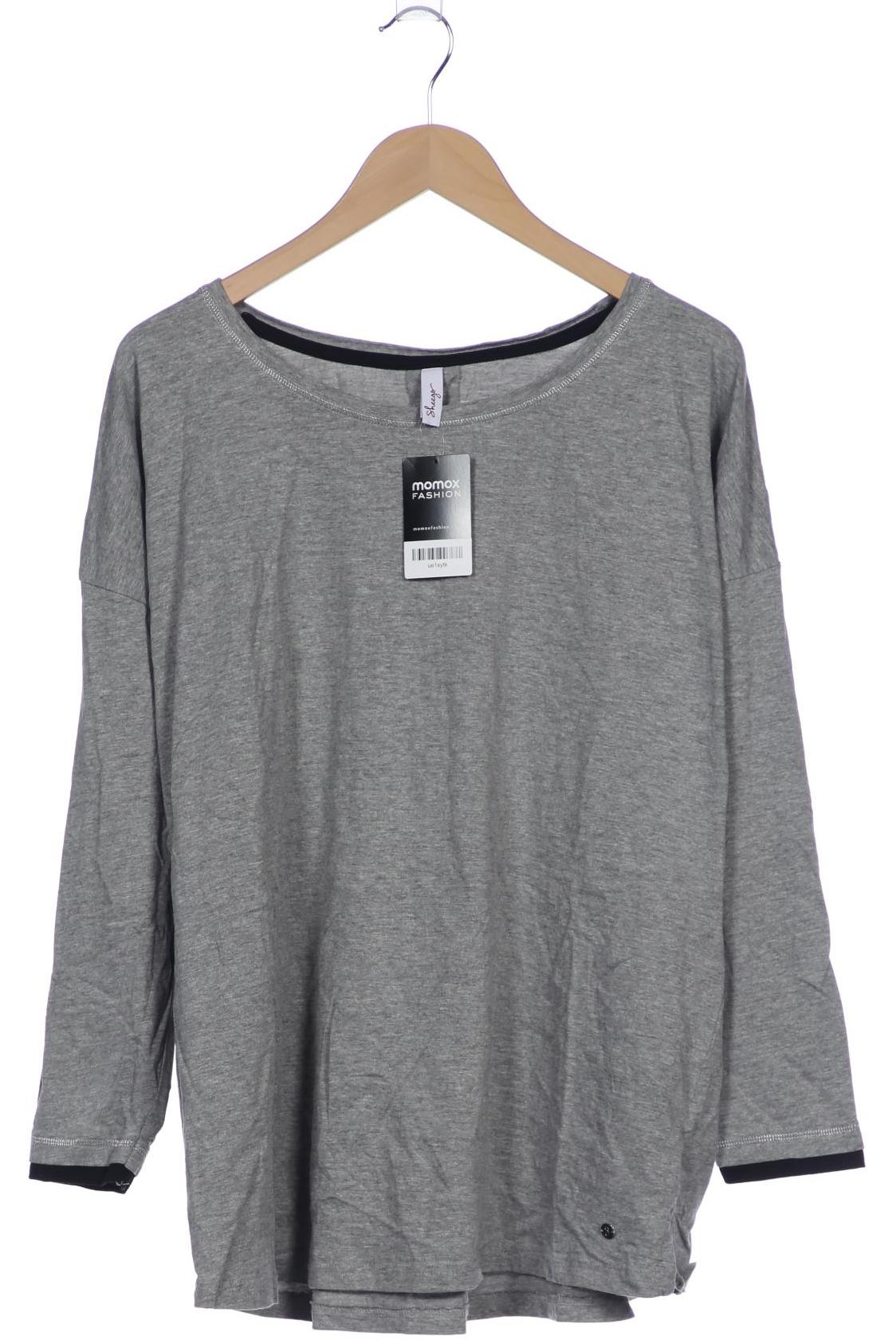 

sheego Damen Sweatshirt, grau, Gr. 48