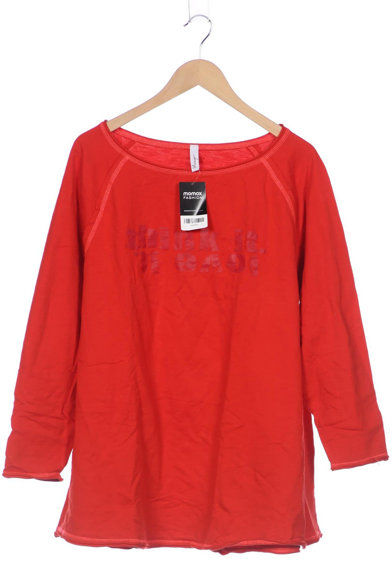 

sheego Damen Sweatshirt, rot