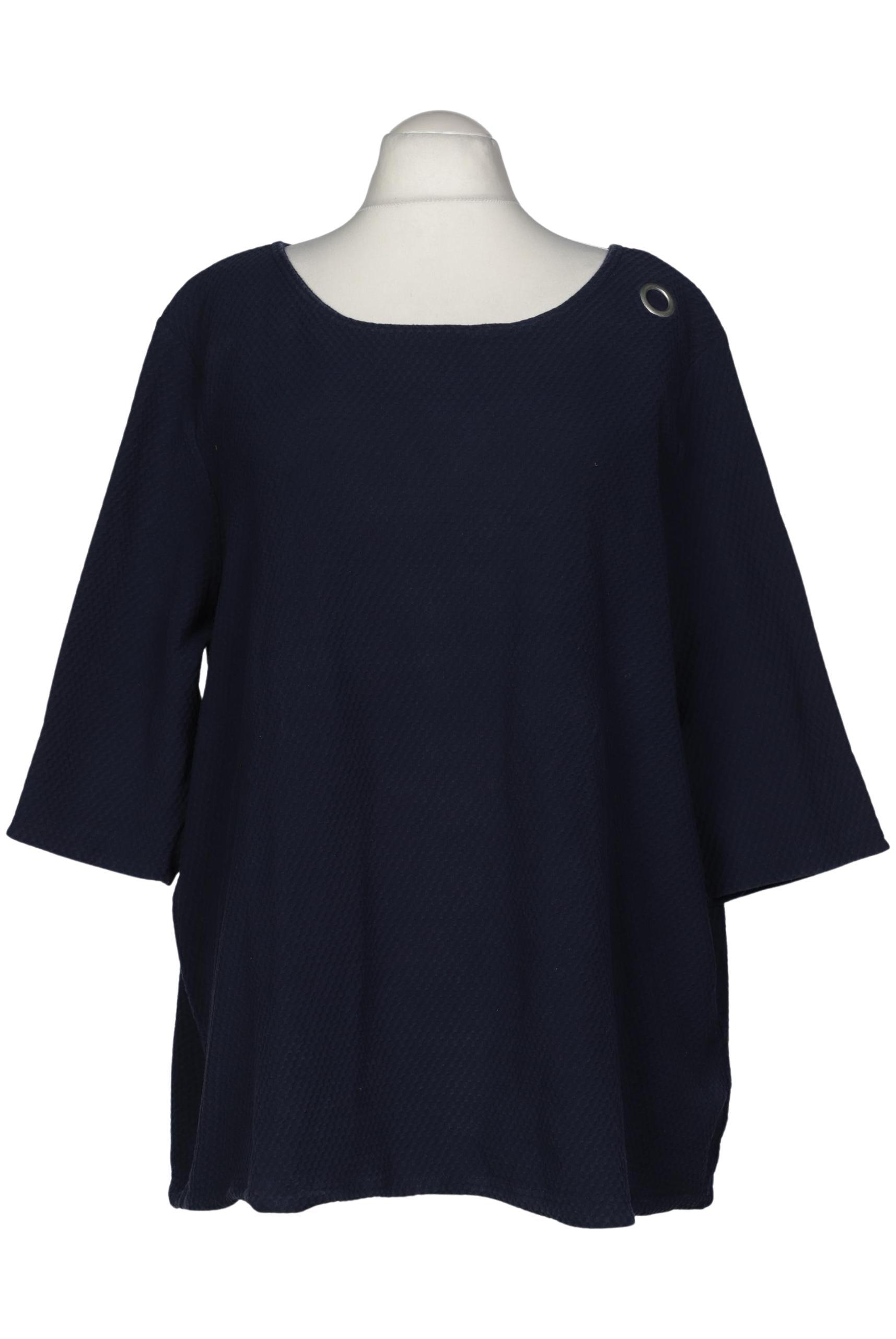 

sheego Damen Sweatshirt, marineblau, Gr. 56