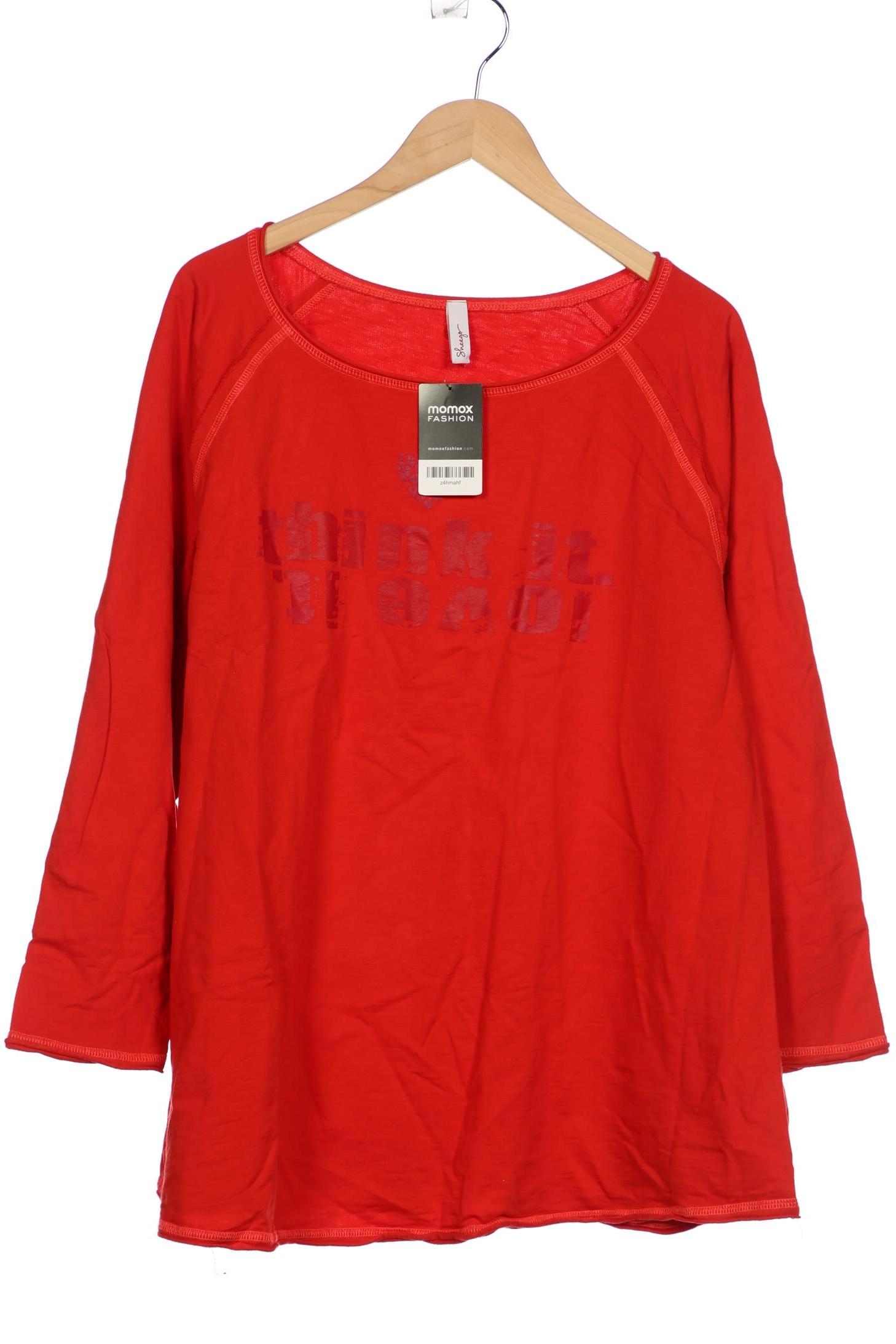

sheego Damen Sweatshirt, rot, Gr. 52