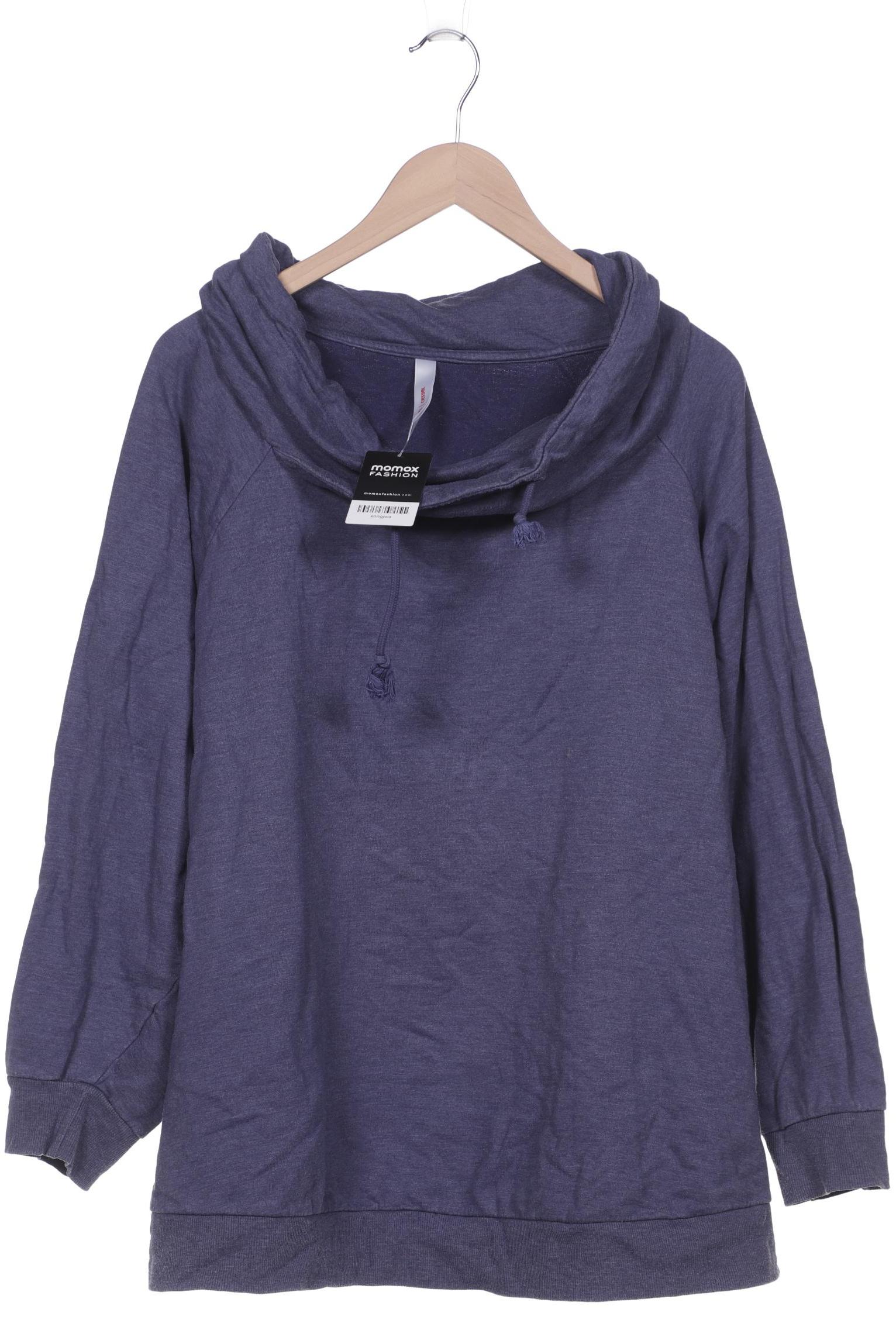 

sheego Damen Sweatshirt, blau