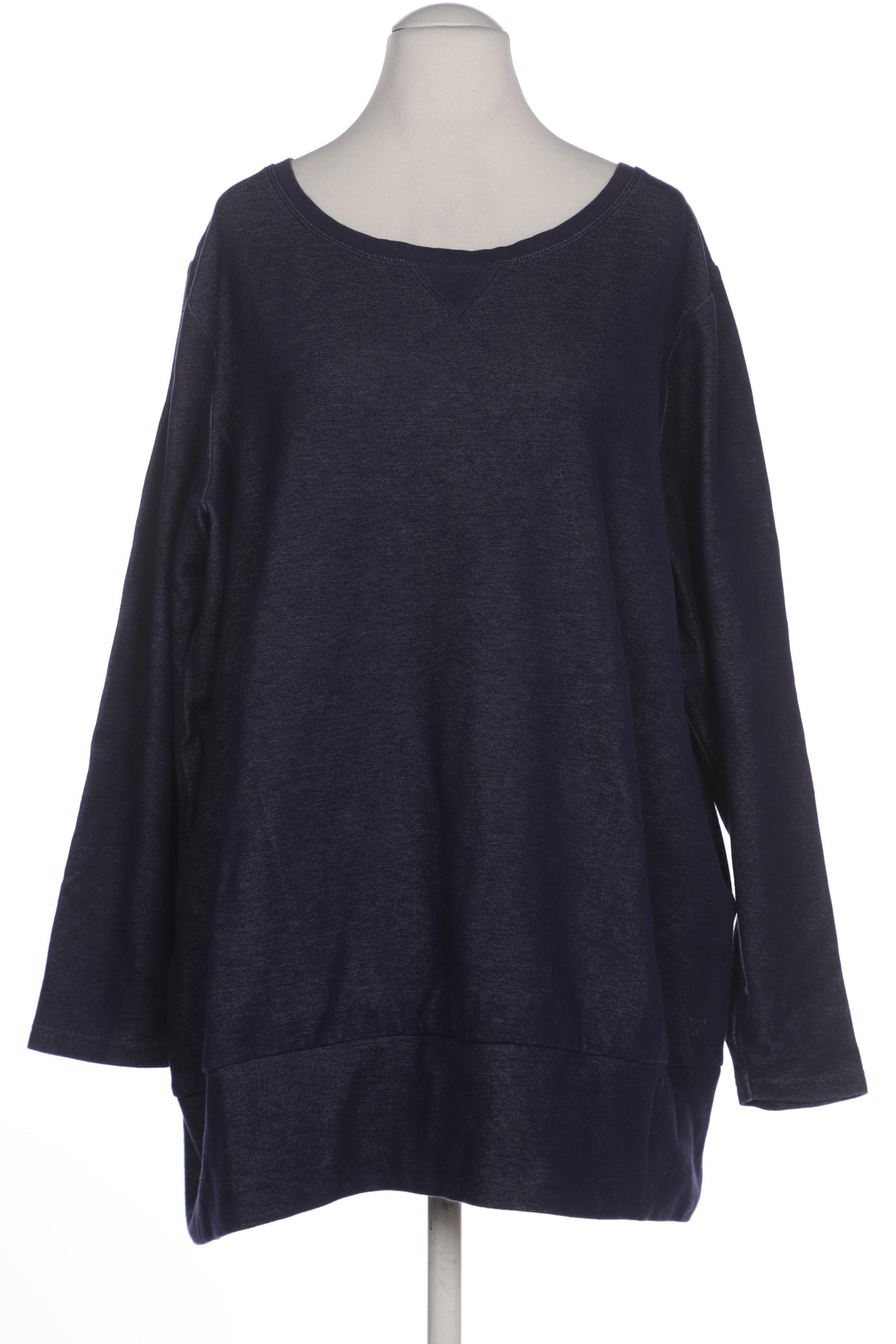 

sheego Damen Sweatshirt, blau, Gr. 56