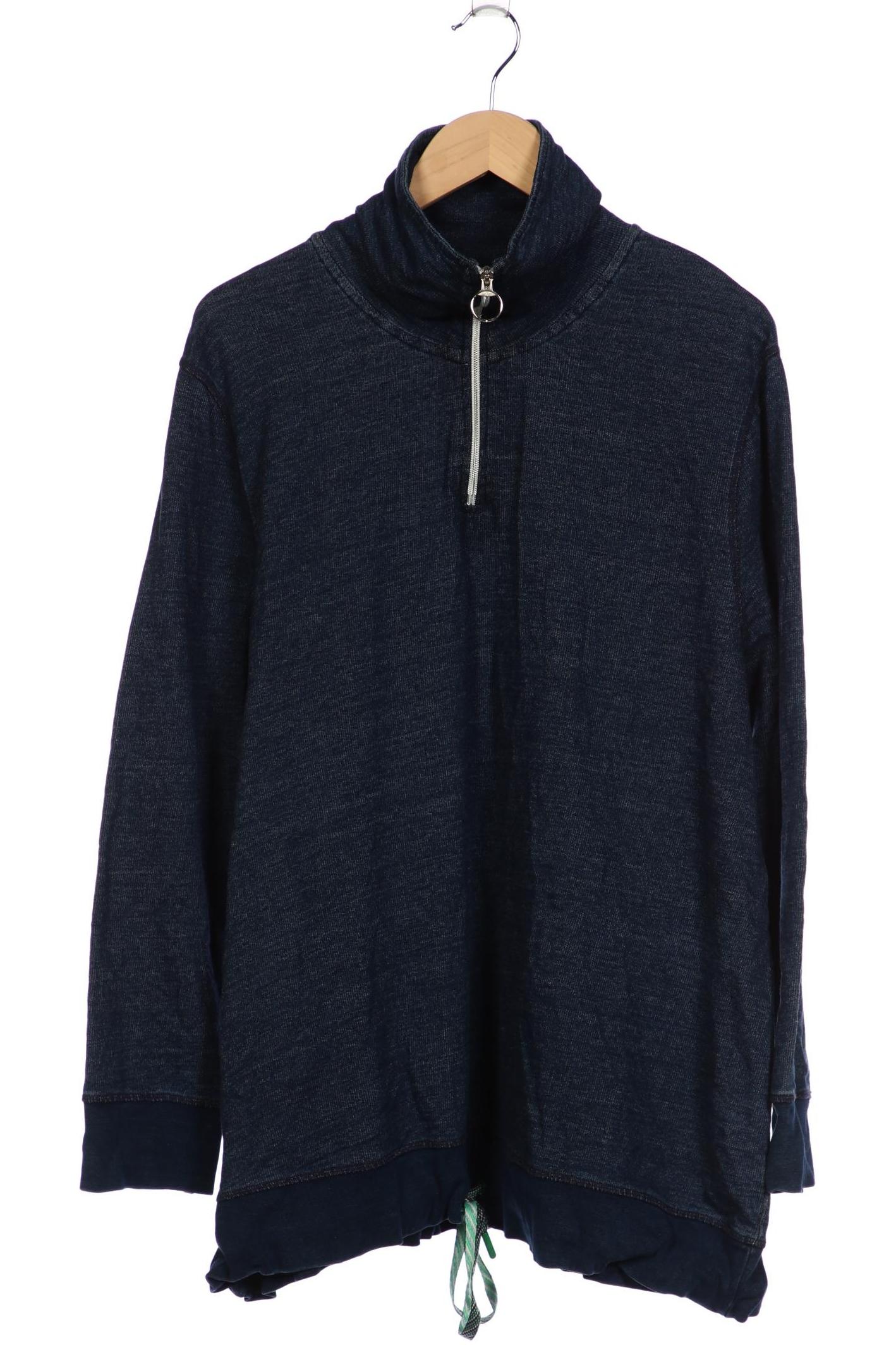 

sheego Damen Sweatshirt, marineblau, Gr. 48