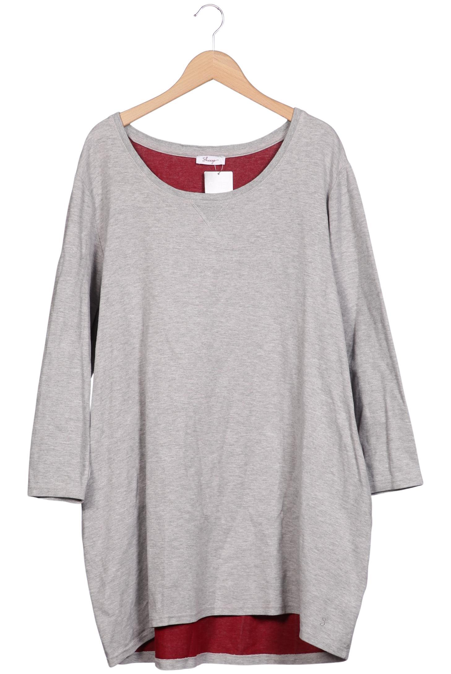 

sheego Damen Sweatshirt, grau, Gr. 52