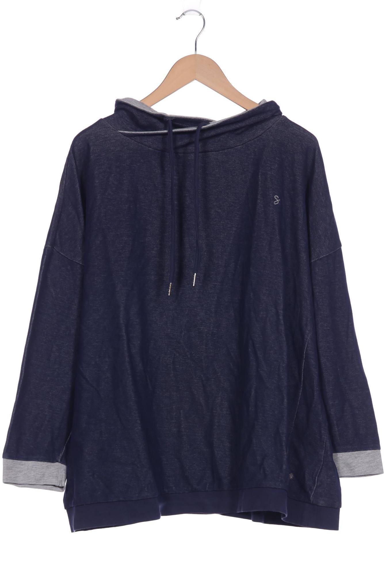 

sheego Damen Sweatshirt, blau, Gr. 52