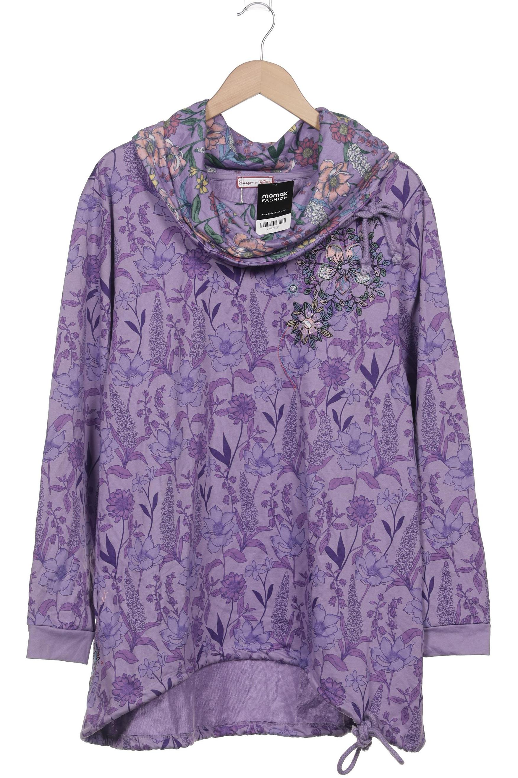 

sheego Damen Sweatshirt, flieder, Gr. 48