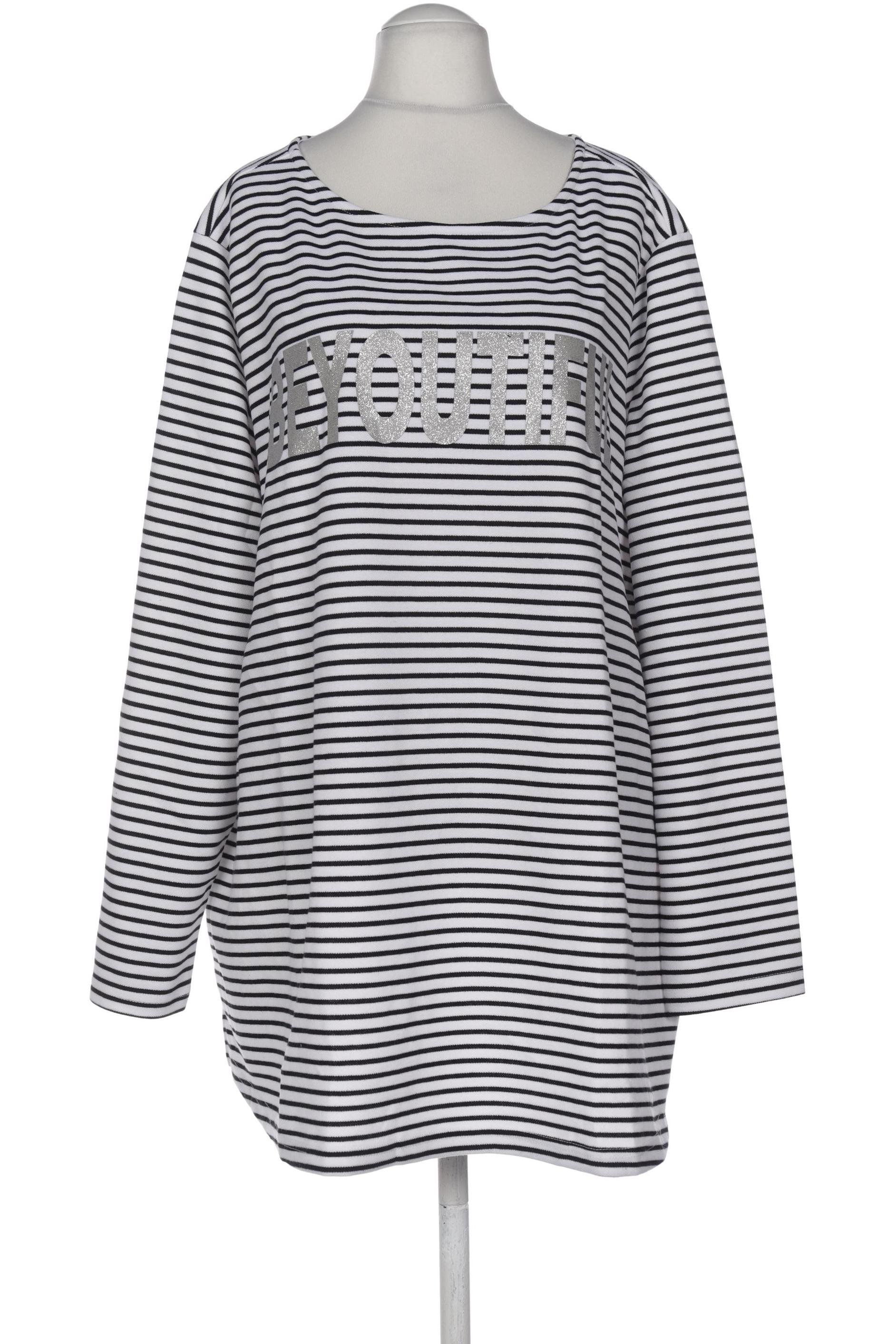 

sheego Damen Sweatshirt, weiß