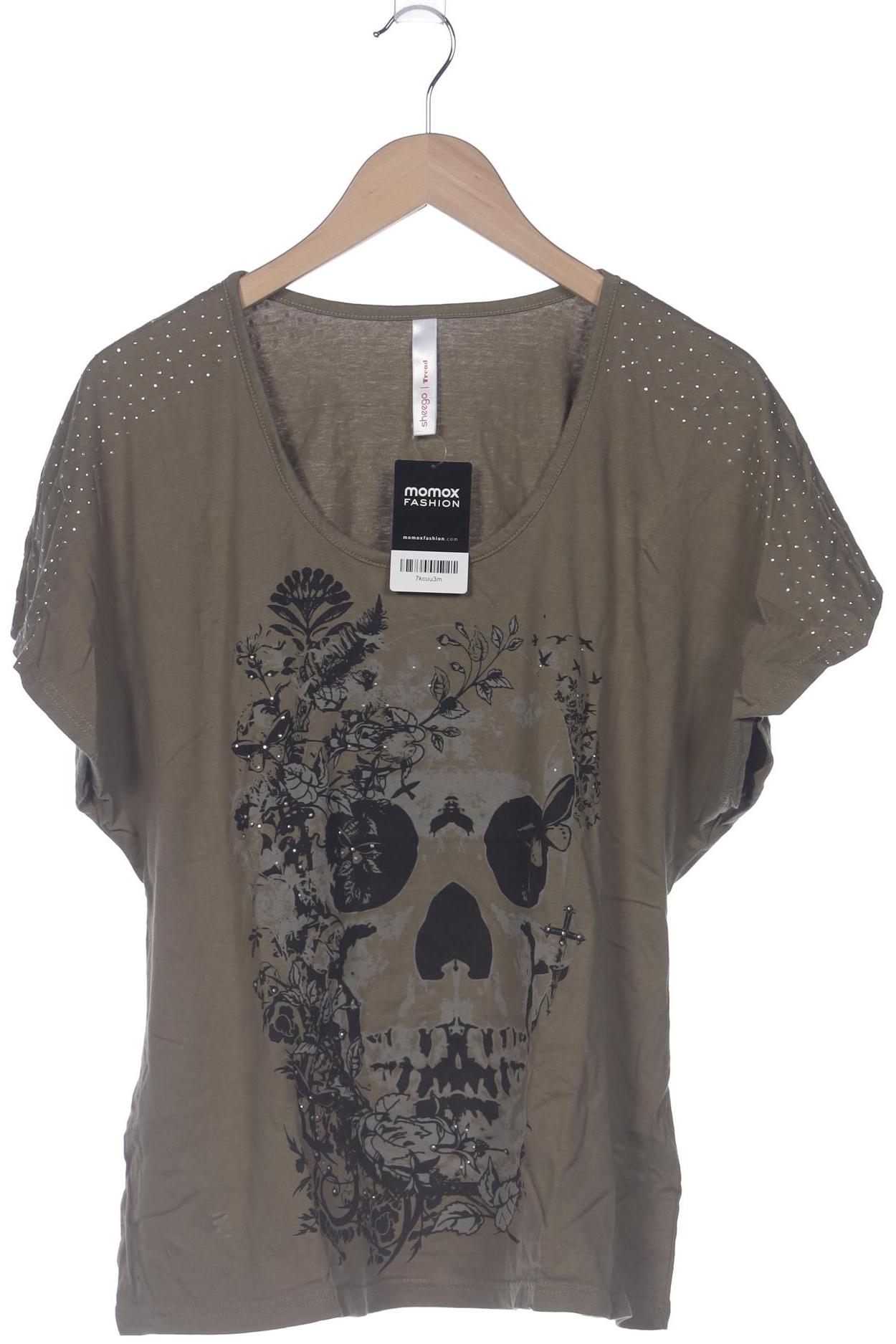 

sheego Damen T-Shirt, grün, Gr. 44