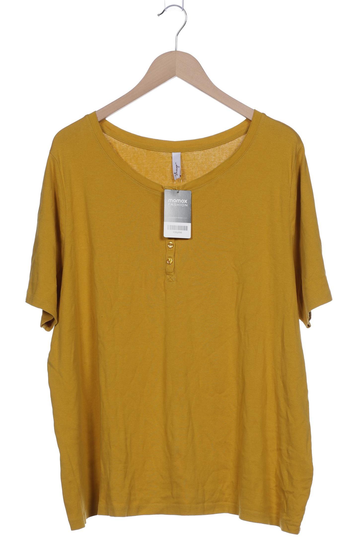 

sheego Damen T-Shirt, orange, Gr. 52